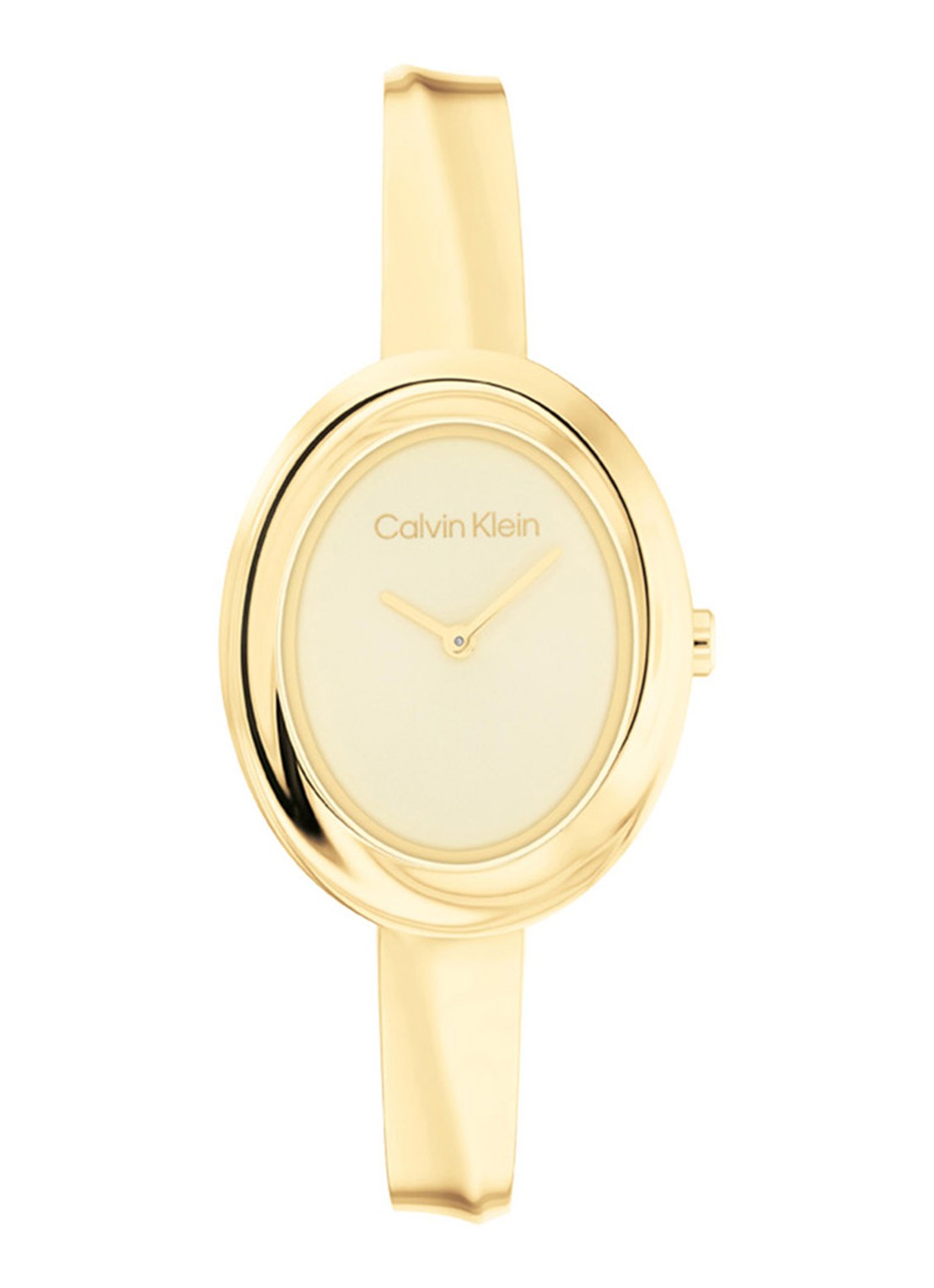 Calvin Klein Horloge CK25100056  - voorkant 3 goud