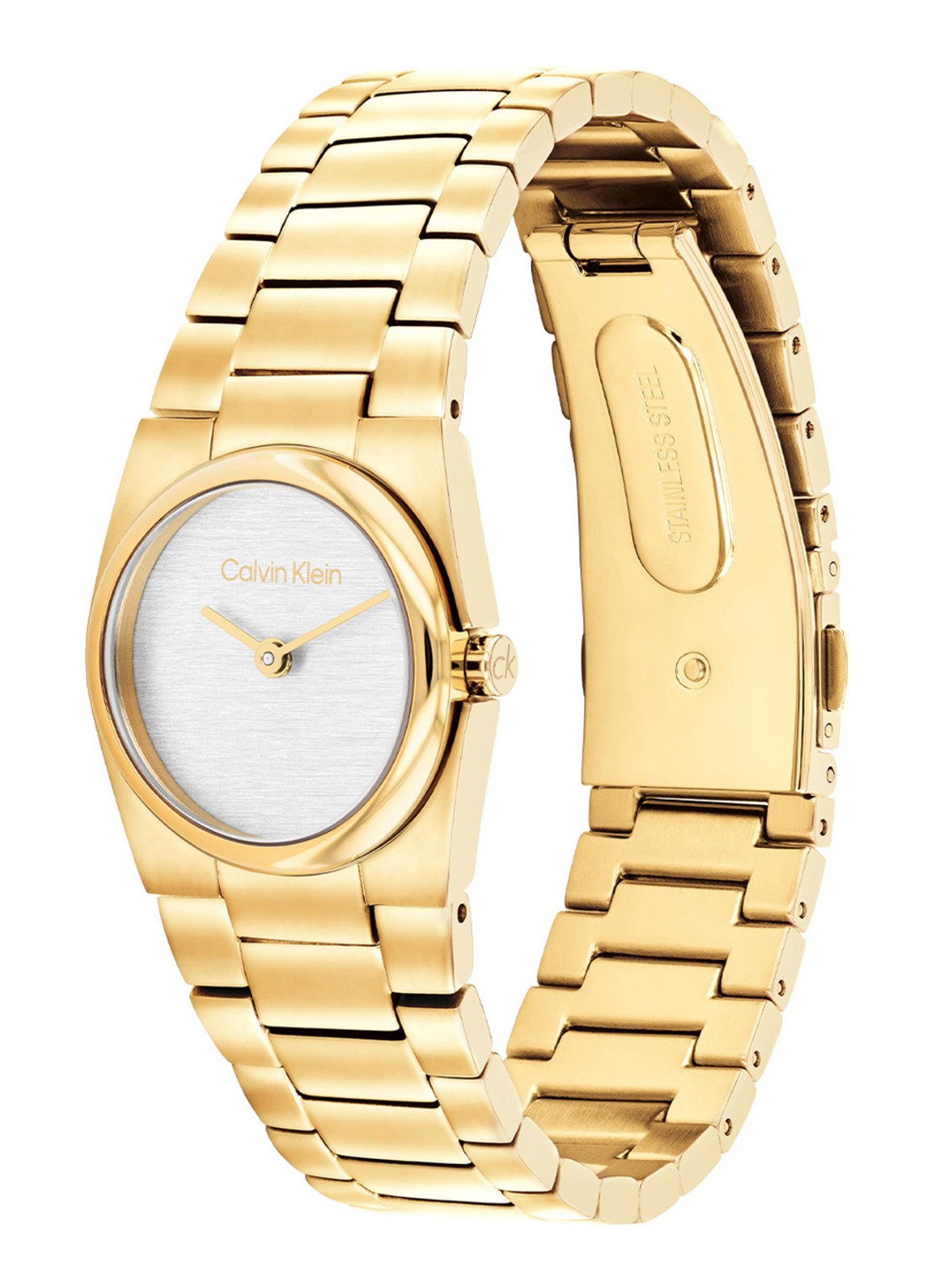 Calvin Klein Horloge CK25100122   - detail goud