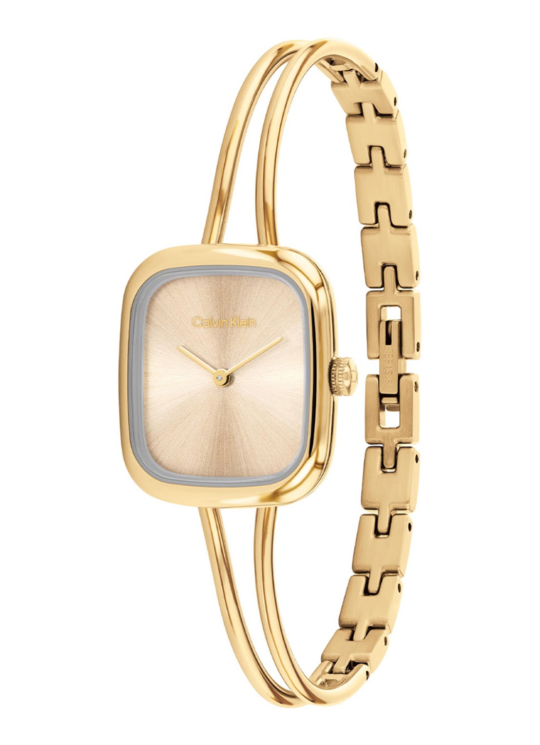 Calvin Klein Horloge CK25100132   - detail 3 goud