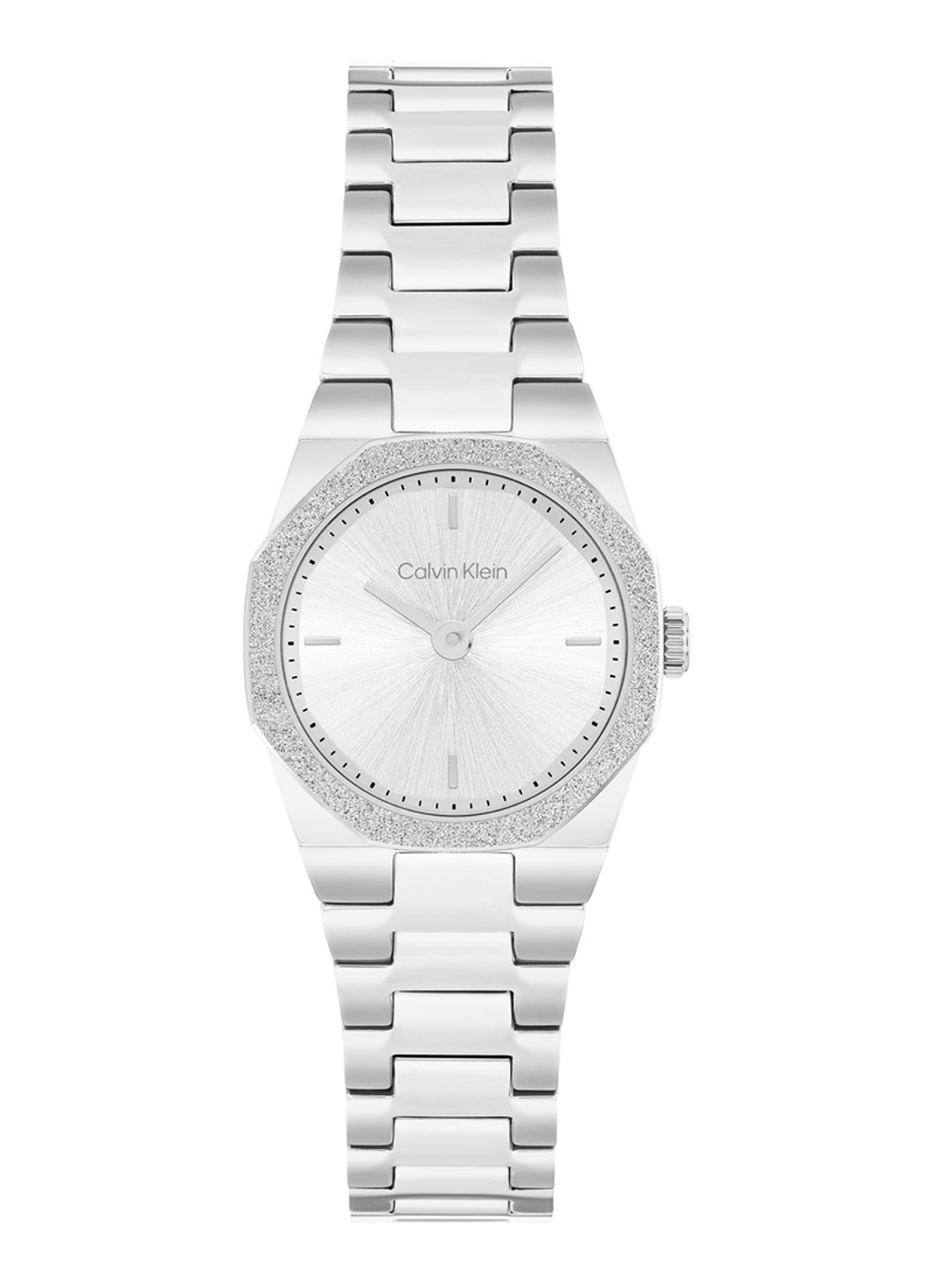 Calvin Klein Horloge CK25100141  - voorkant 3 zilver