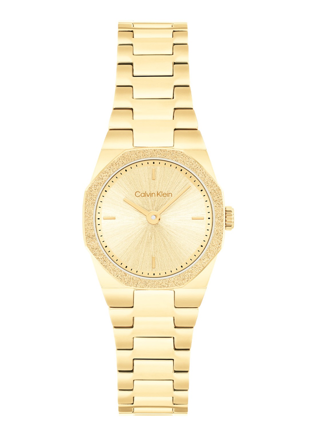 Calvin Klein Horloge CK25100142 - voorkant 3 goud