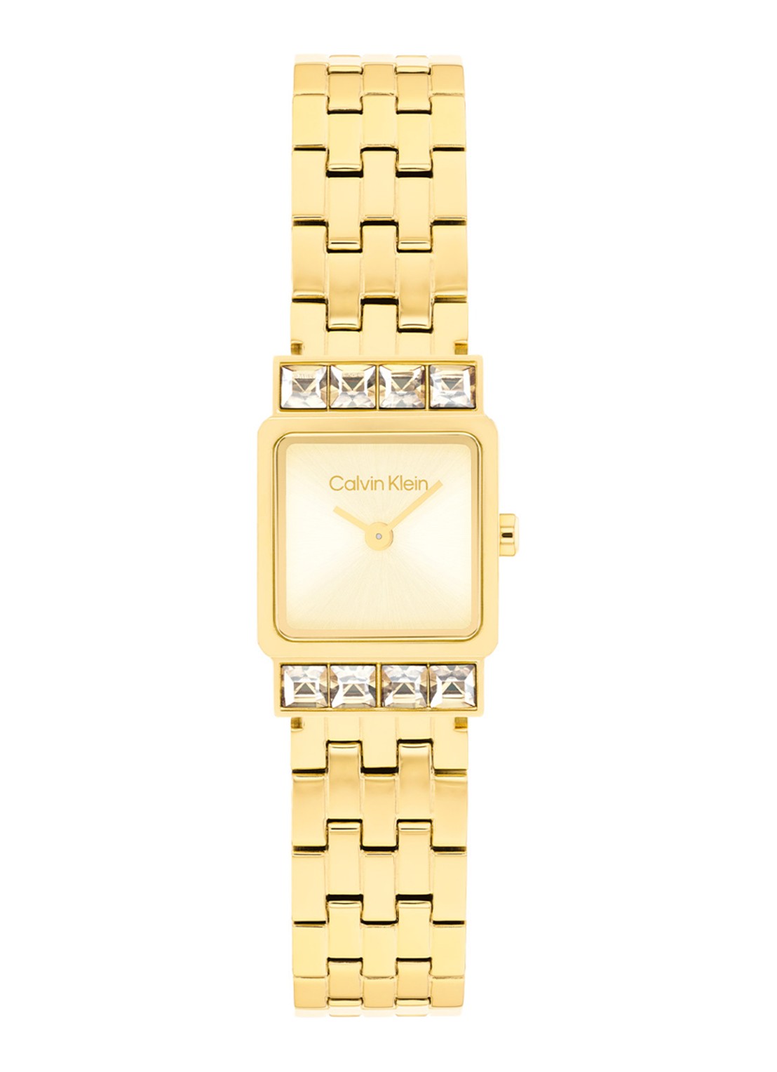 Calvin Klein Horloge CK25100162  - voorkant 2 goud