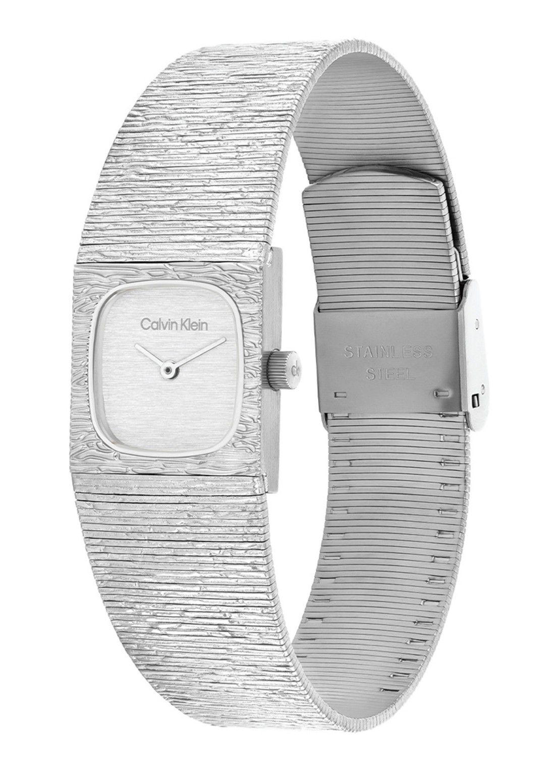 Calvin Klein Horloge CK25100177  - detail zilver