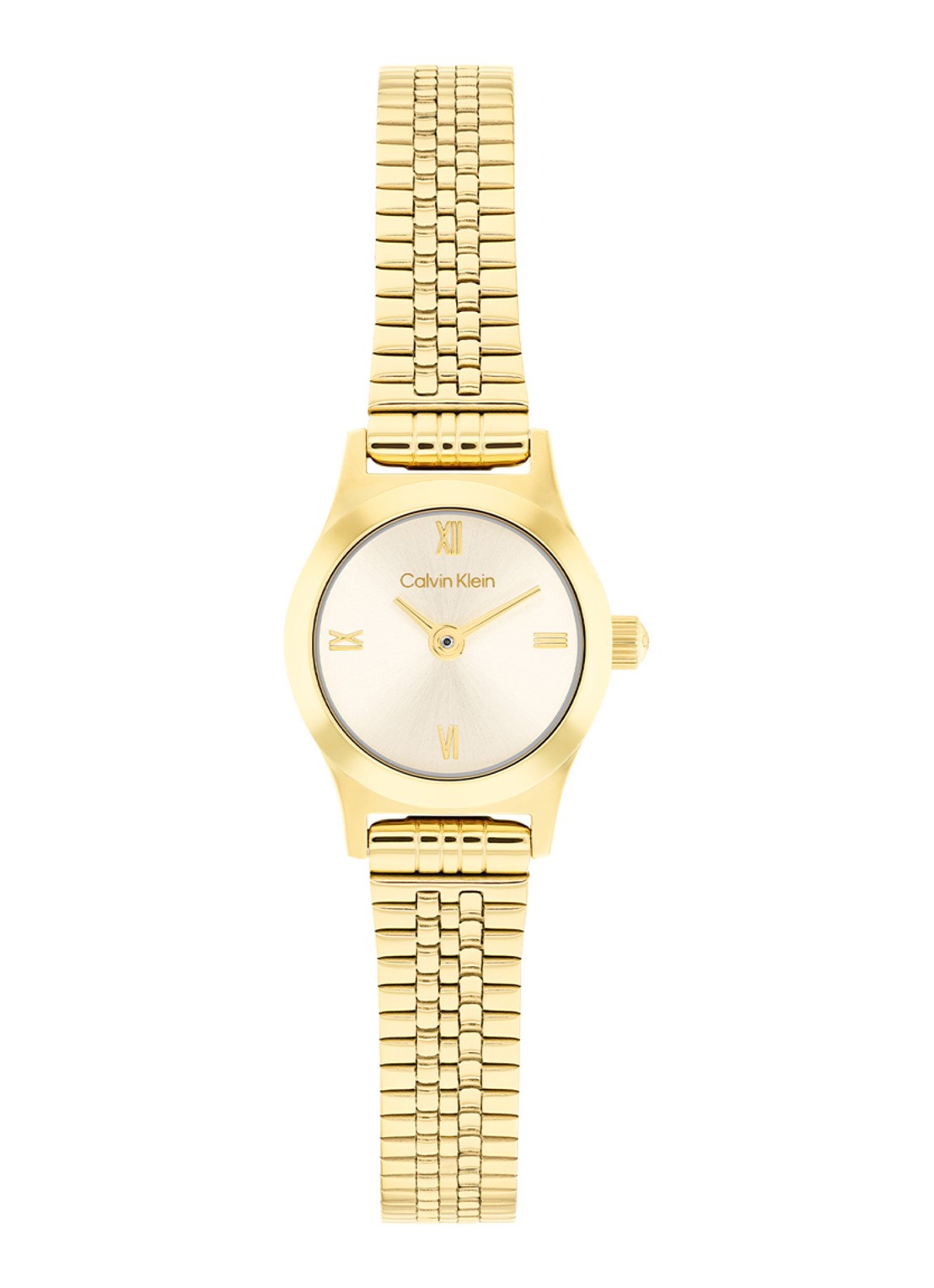Calvin Klein Horloge CK25100201 - voorkant goud