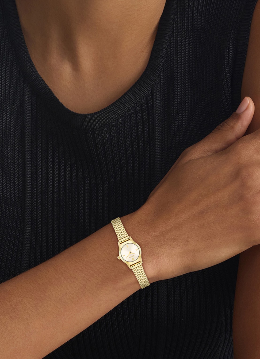 Calvin Klein Horloge CK25100201 - voorkant 2 goud