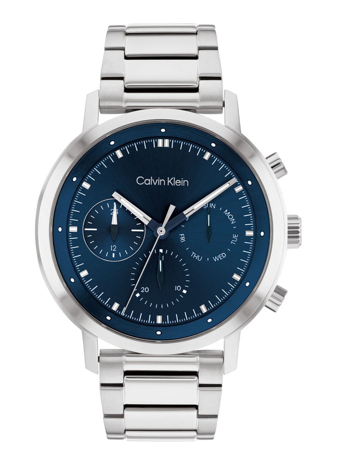 Calvin Klein Horloge CK25200063 - voorkant zilver