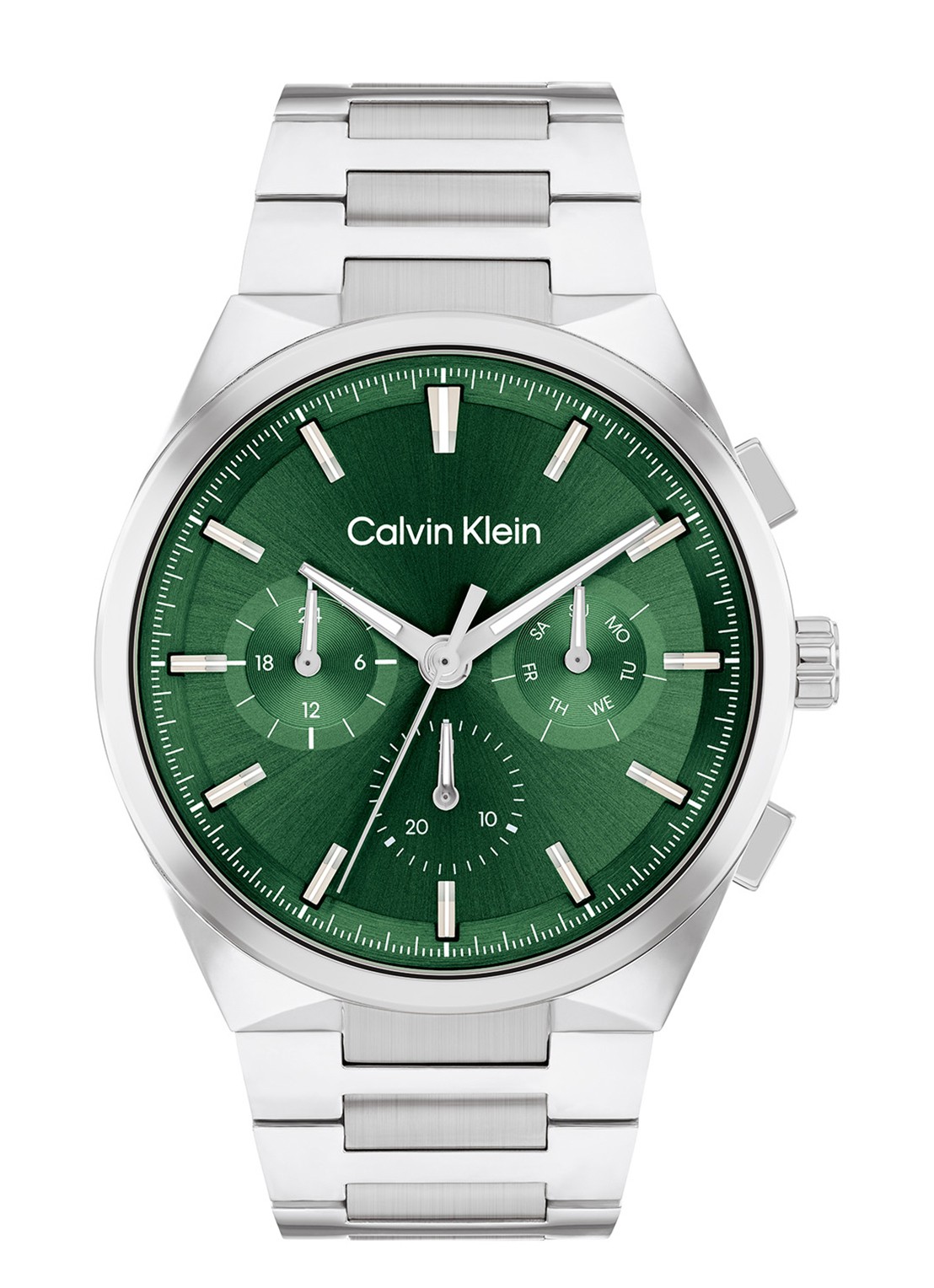 Calvin Klein Horloge CK25200441  - voorkant 3 zilver