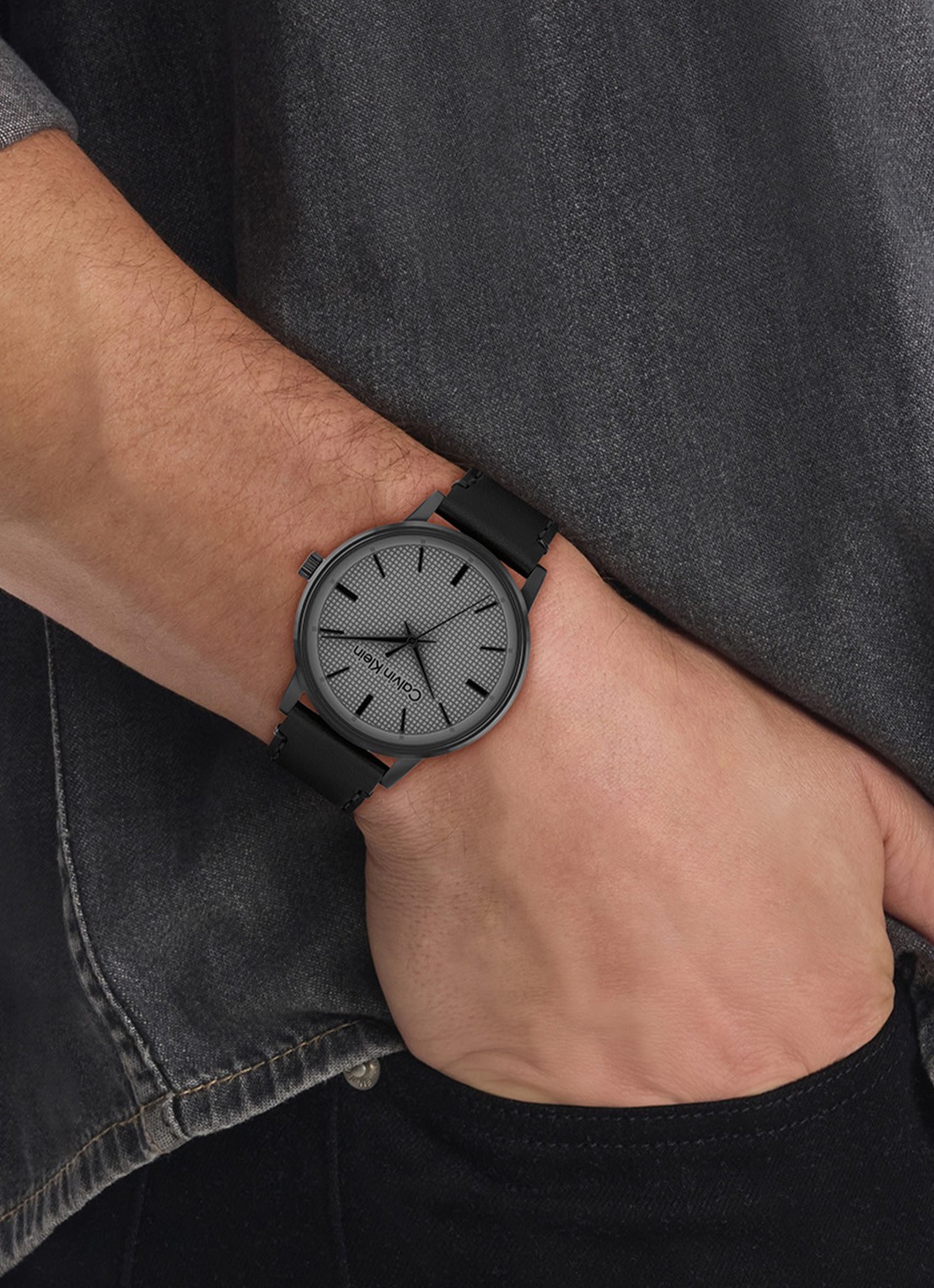 Calvin Klein Horloge CK25200504 - voorkant 4 zwart