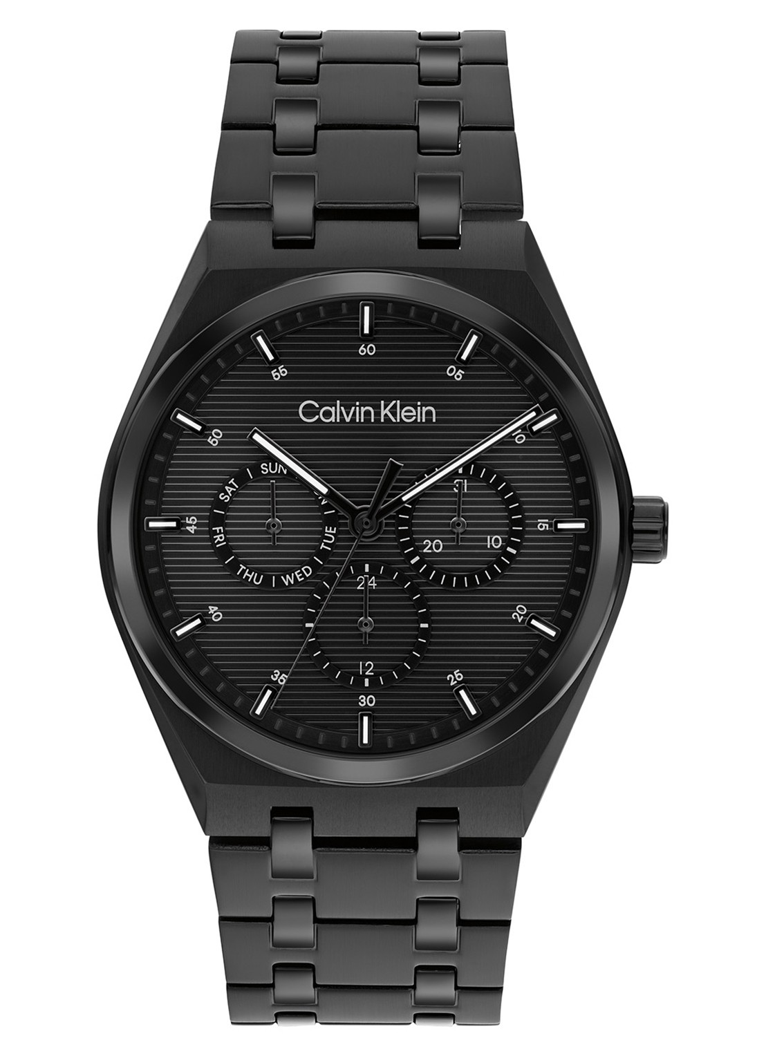 Calvin Klein Horloge CK25200522   - voorkant zwart