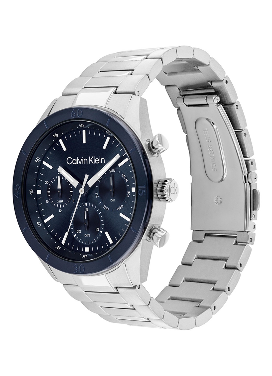 Calvin Klein Horloge CK25200556  - detail zilver