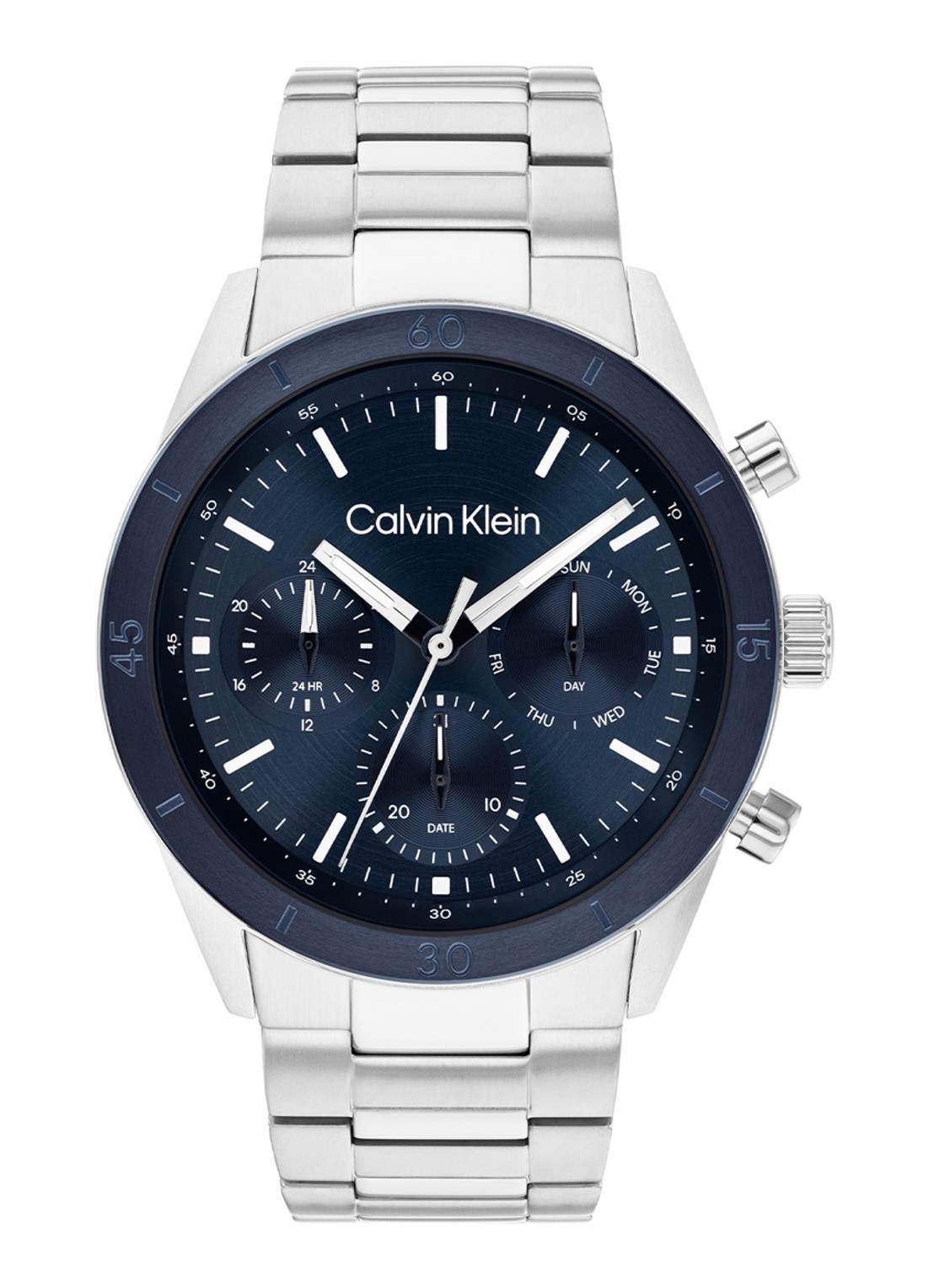 Calvin Klein Horloge CK25200556  - voorkant 3 zilver