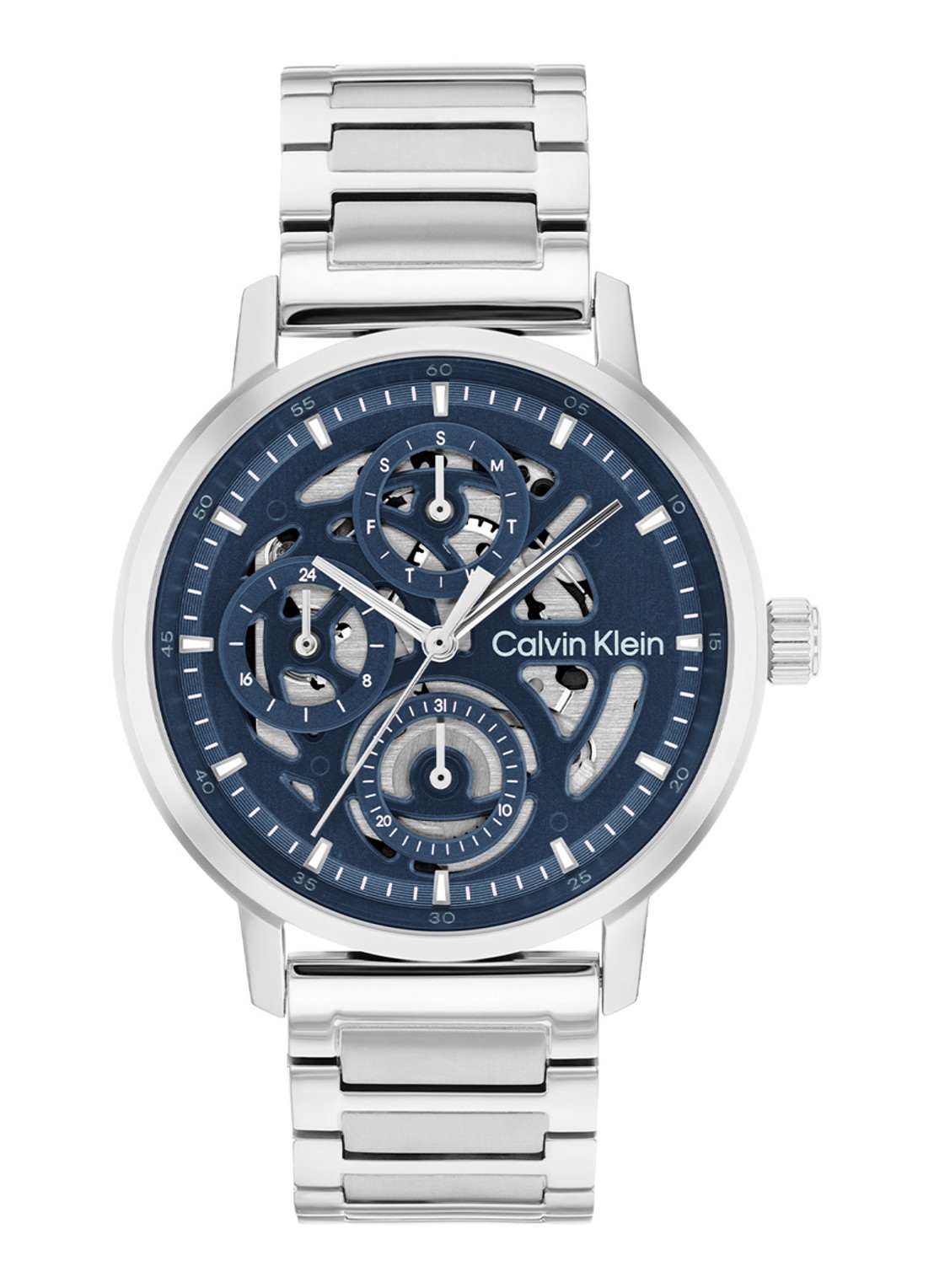 Calvin Klein Horloge CK25200562  - voorkant 3 zilver