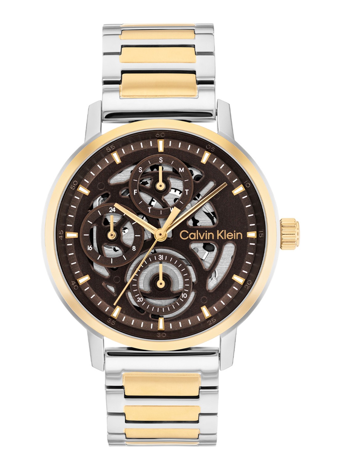Calvin Klein Horloge CK25200564  - voorkant 4 zilver