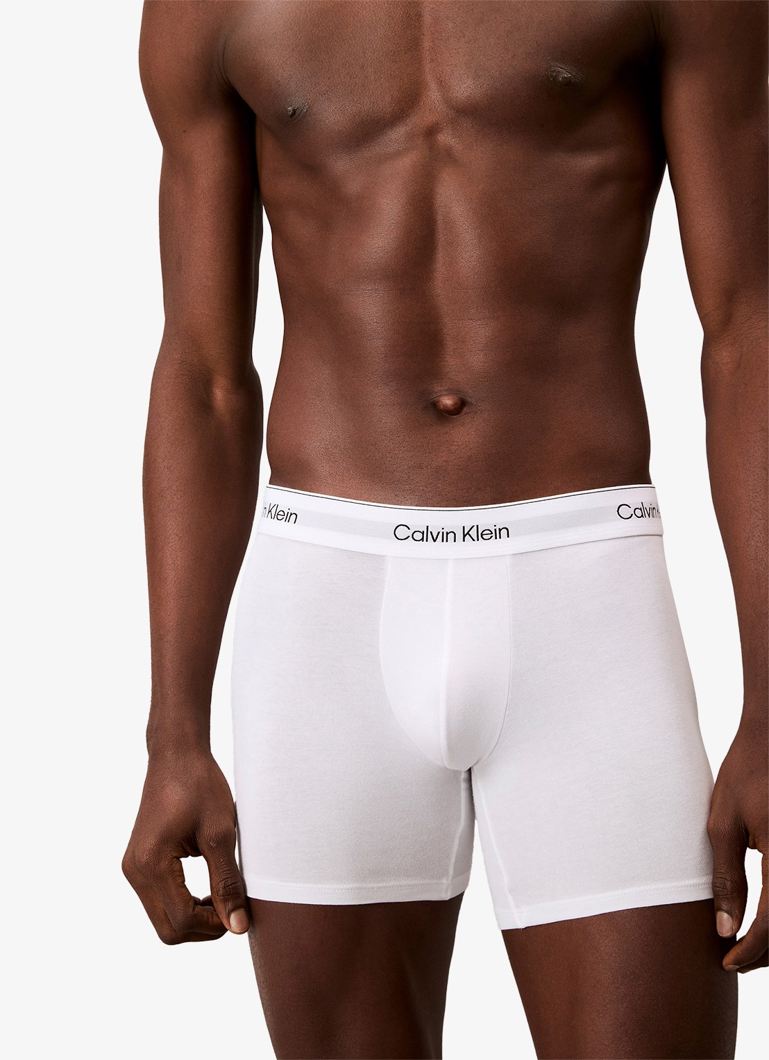 Calvin Klein Icon boxershorts met logoband in 3-pack - detail 2 wit