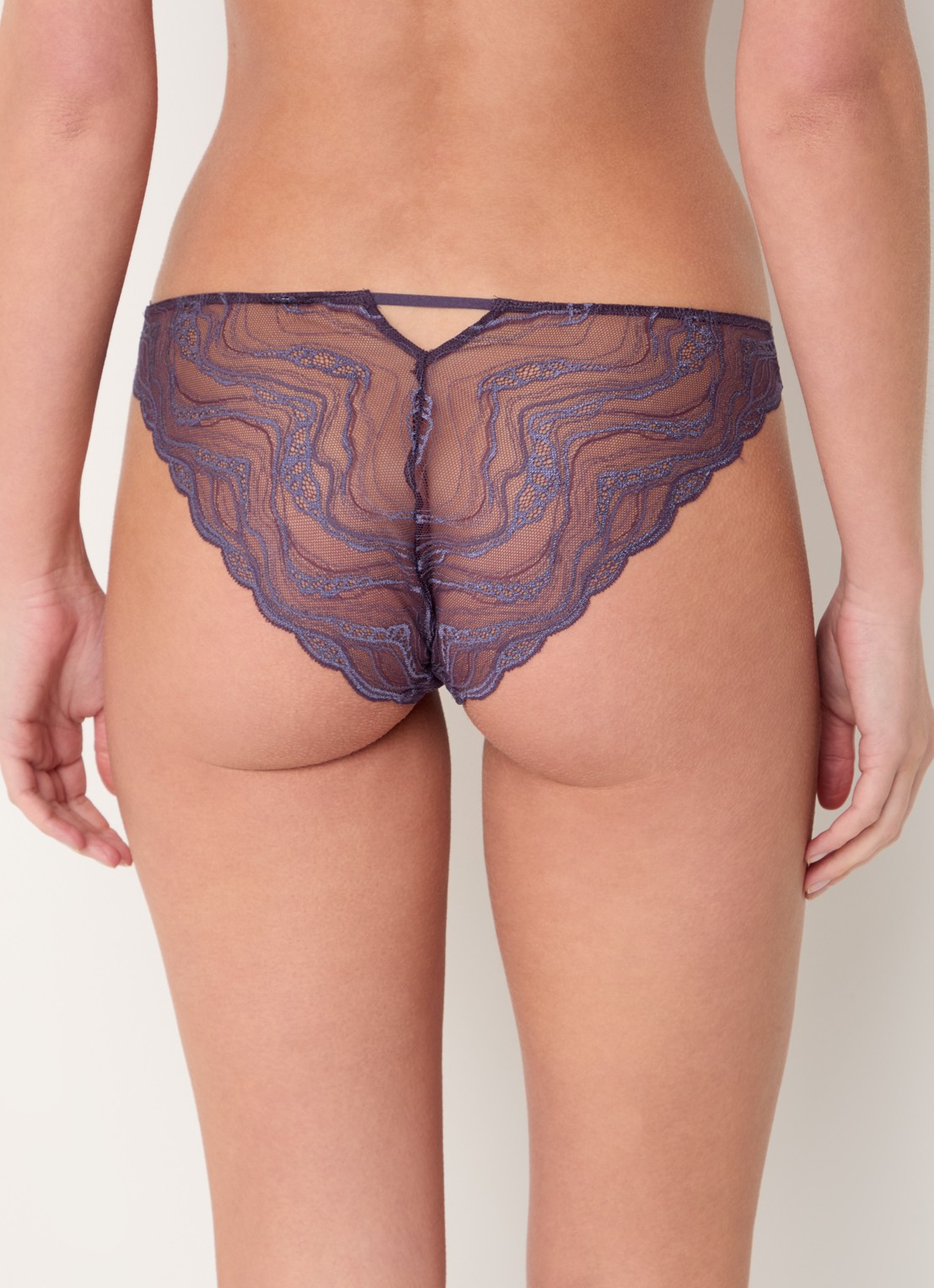 Calvin Klein Instinct hipster van kant - achterkant 9 paars