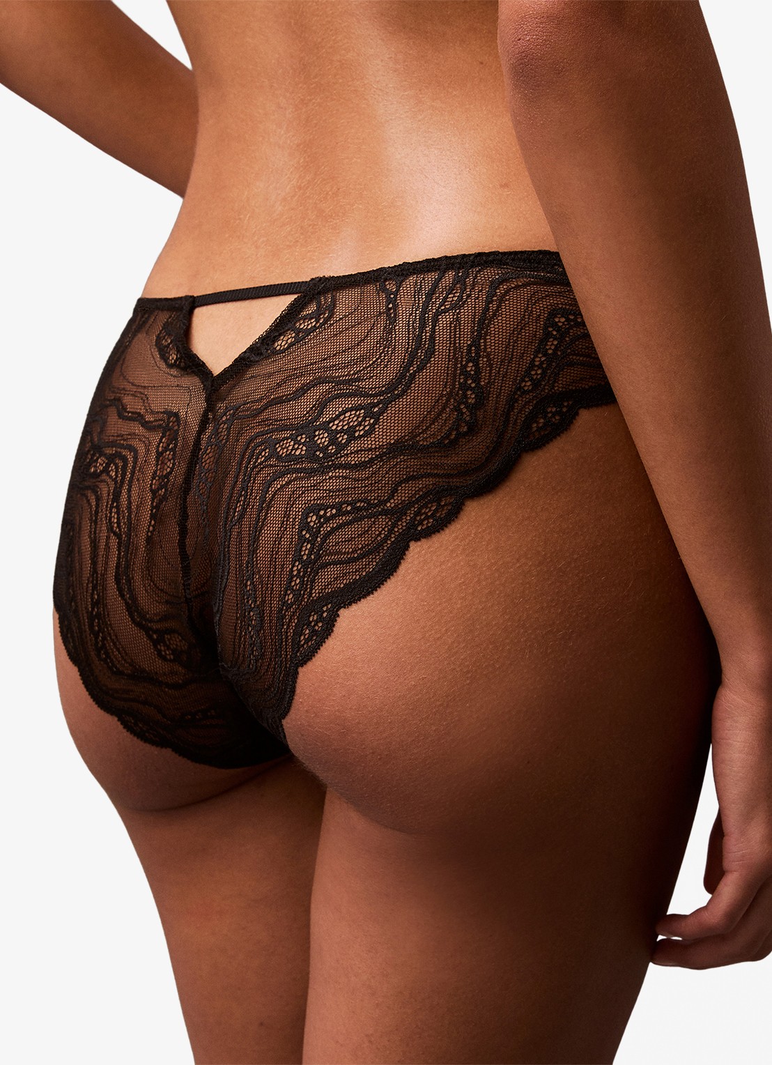 Calvin Klein Instinct hipster van kant - achterkant 8 zwart