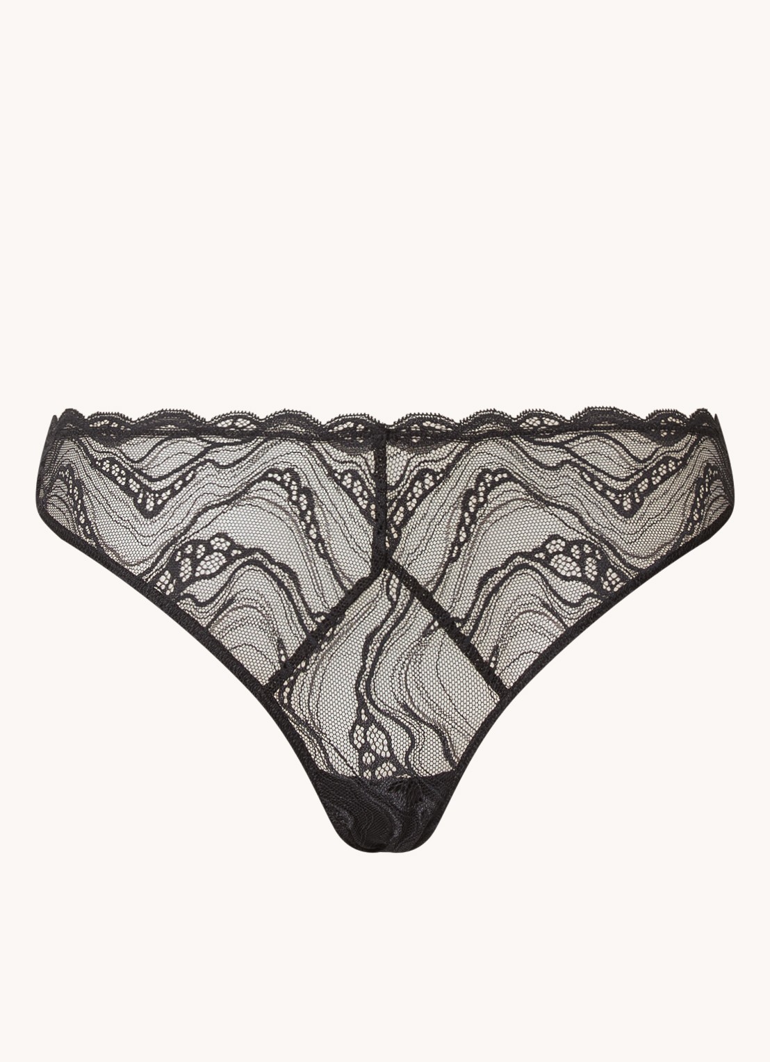Calvin Klein Instinct hipster van kant - voorkant 2 zwart
