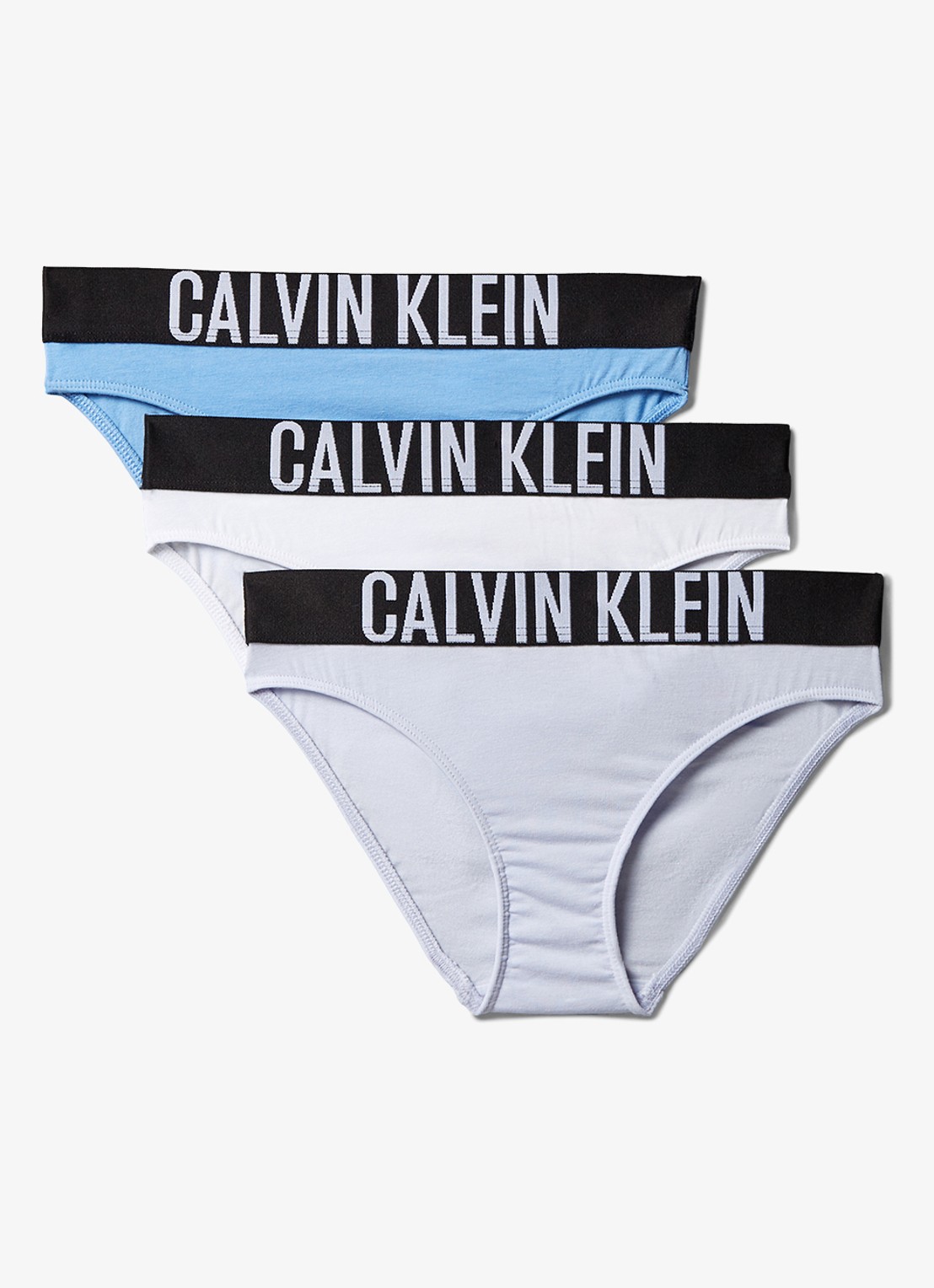 Calvin Klein Intense power hipster in 3-pack - voorkant 2 wit