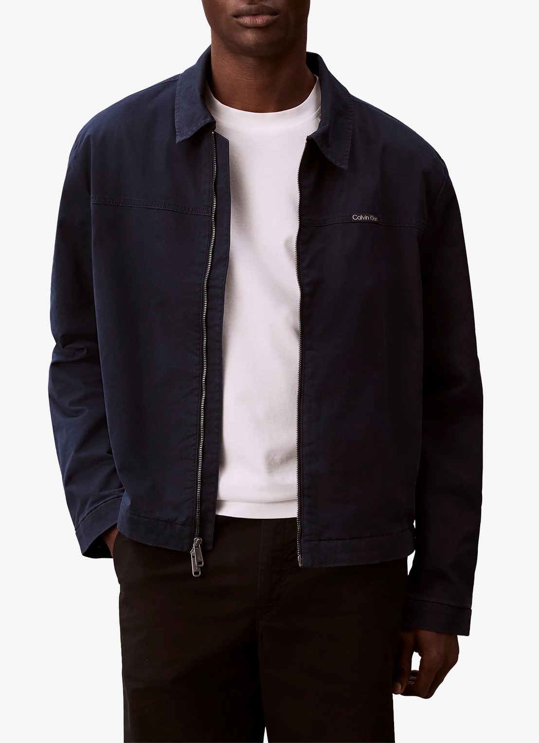 Calvin Klein Jack met logo - detail 2 dark sapphire-cef