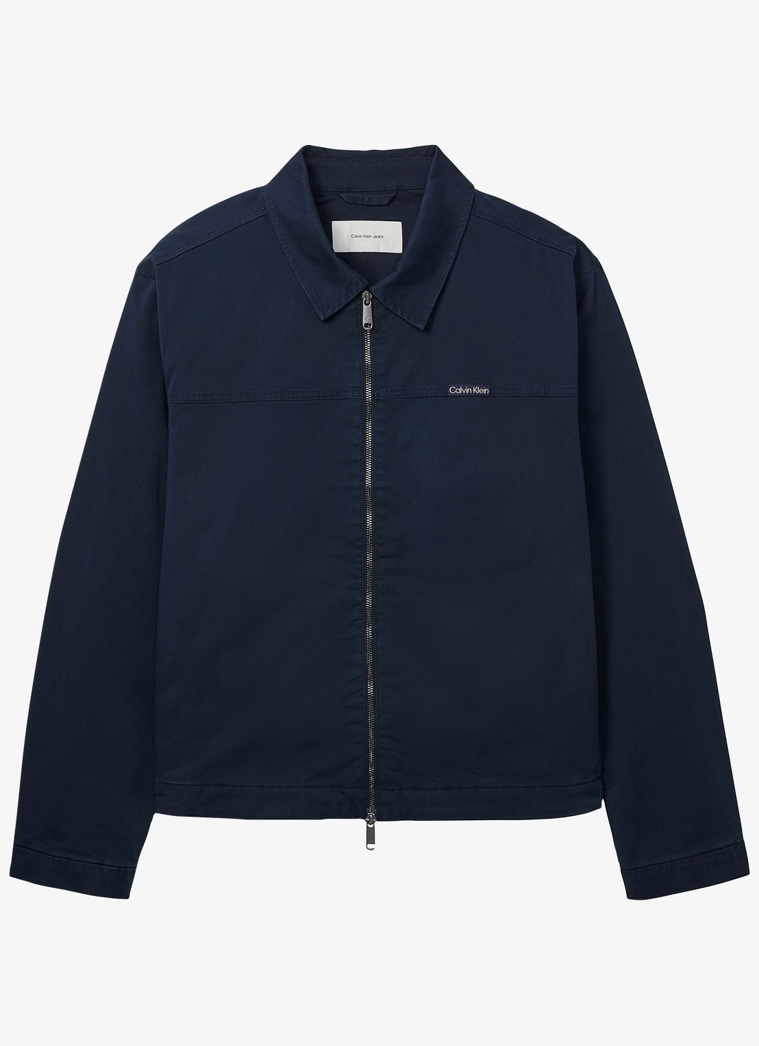 Calvin Klein Jack met logo - voorkant 4 dark sapphire-cef