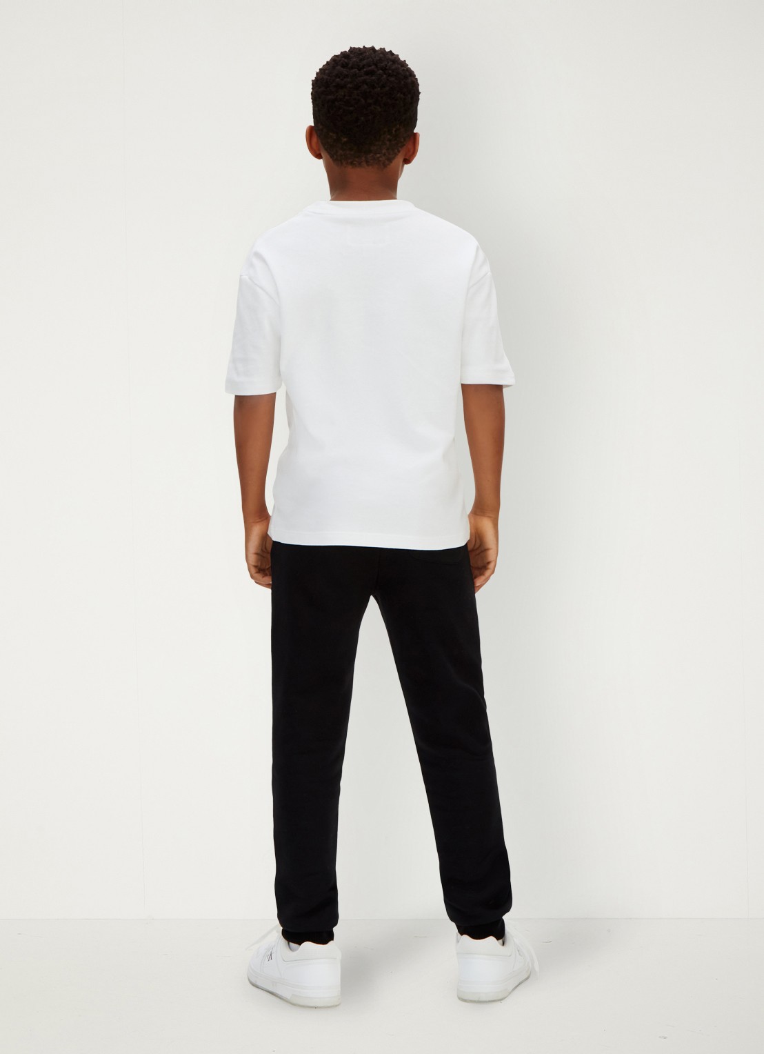 Calvin Klein Joggingbroek met logo - achterkant 2 zwart