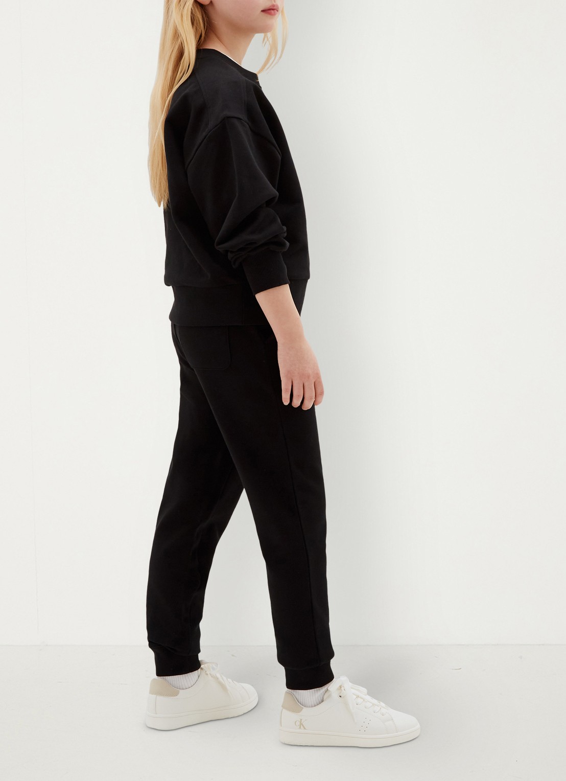 Calvin Klein Joggingbroek met logoborduring - detail 3 zwart