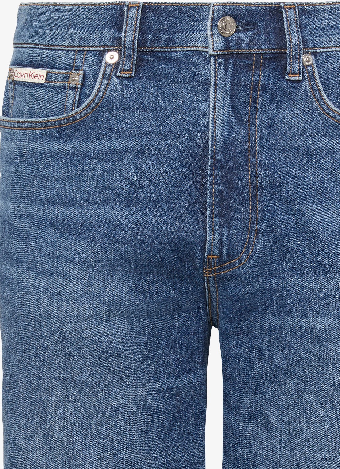 Calvin Klein Korte broek van denim - detail 3 denim