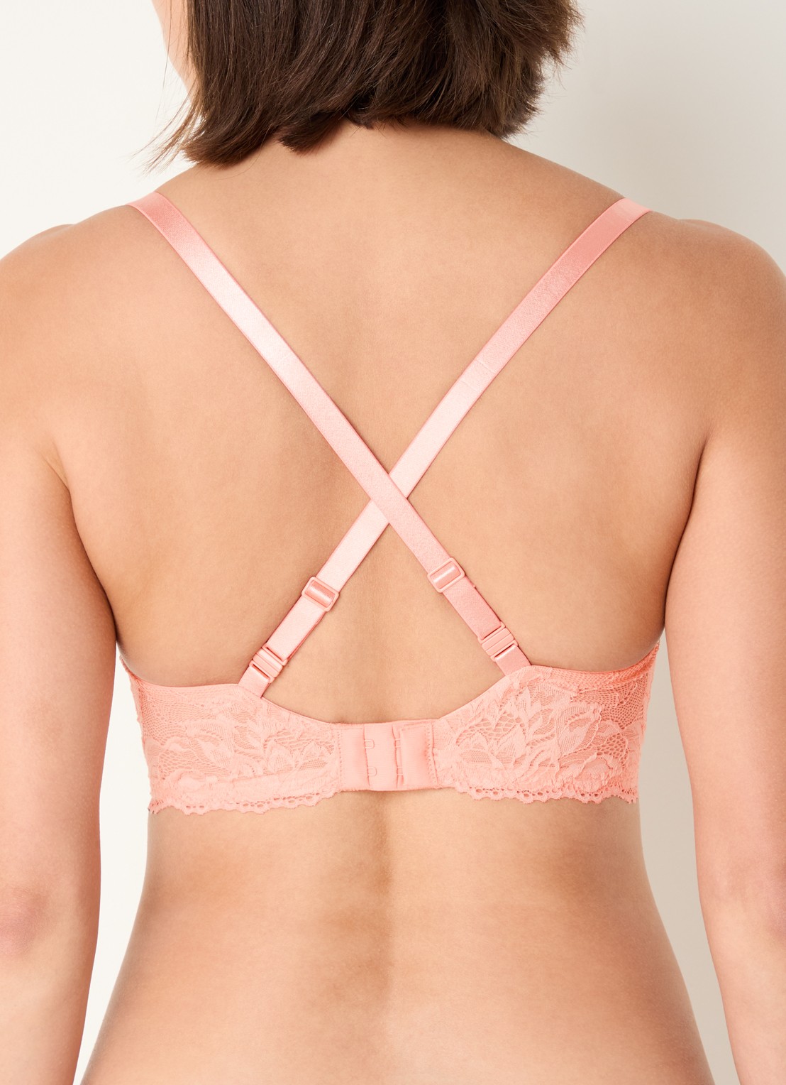 Calvin Klein Lift Demi voorgevormde bh met light push-up - detail 3 zalmroze