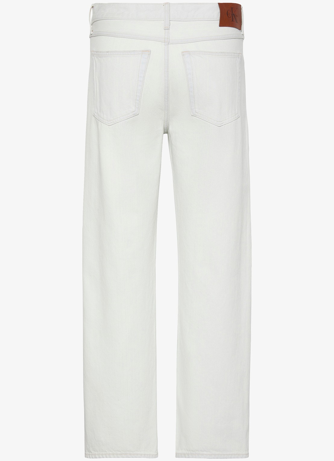 Calvin Klein Loose fit jeans met gekleurde wassing - achterkant 3 wit