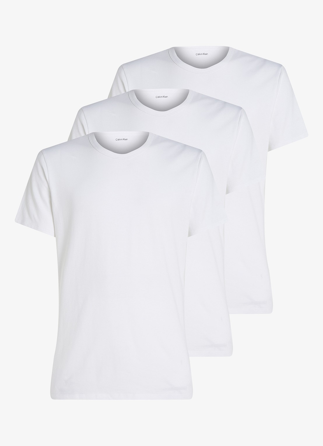 Calvin Klein Lounge T-shirt in 3-pack - voorkant wit