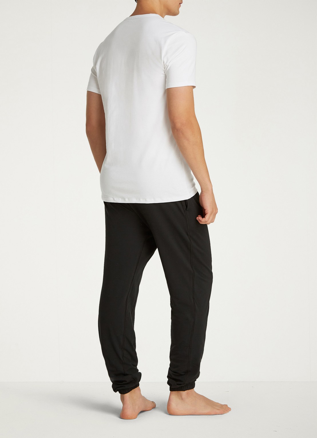 Calvin Klein Lounge T-shirt in 3-pack - achterkant wit