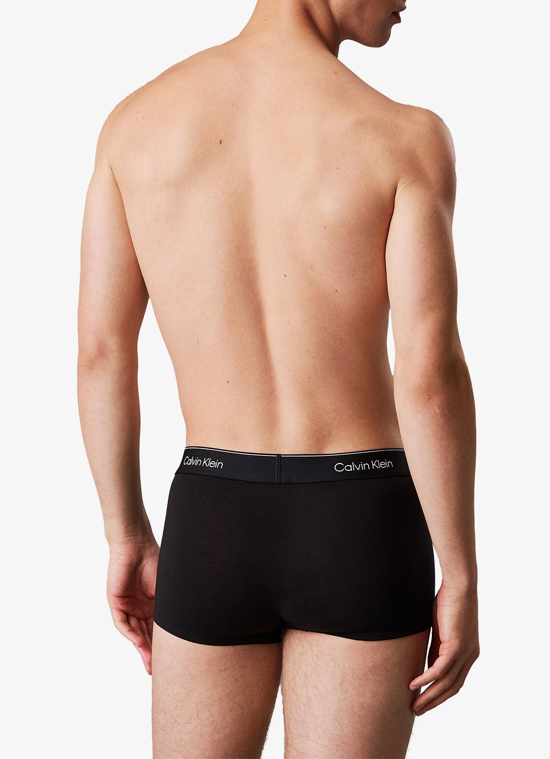 Calvin Klein Low Rise boxershorts met logoband in 5-pack - achterkant 5 zwart
