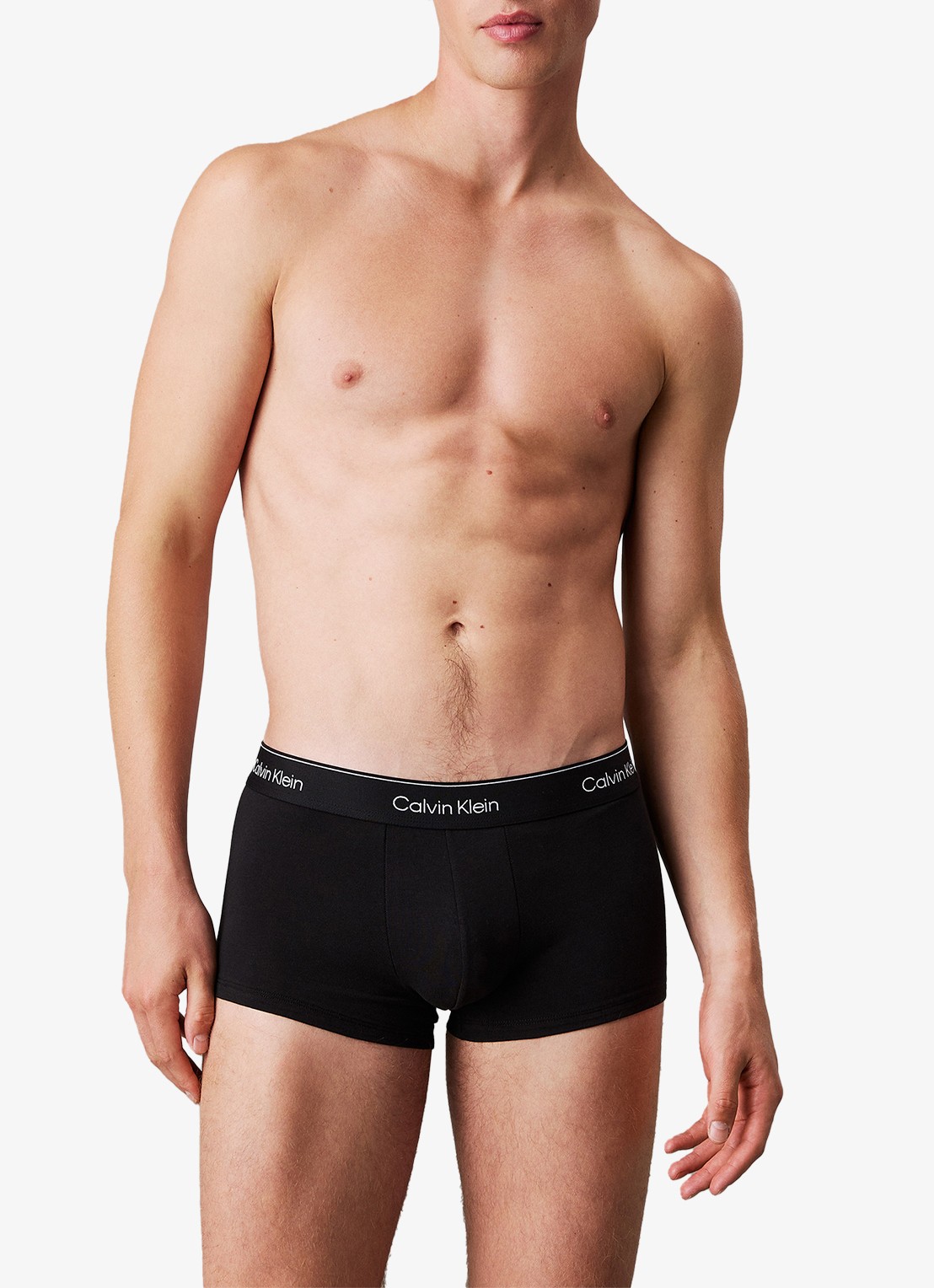 Calvin Klein Low Rise Trunk boxershorts 3-pack - voorkant 3 diepzwart