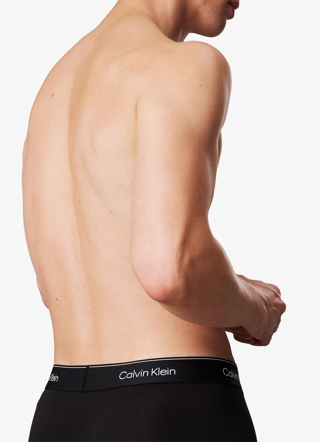 Calvin Klein Low Rise Trunk boxershorts 3-pack - detail 2 blauw