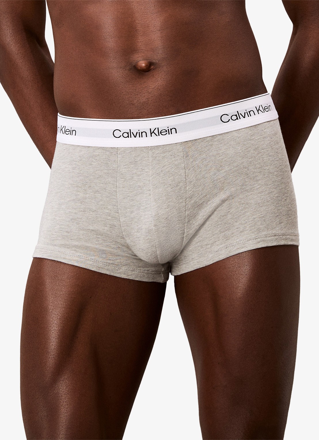 Calvin Klein Low Rise Trunk boxershorts 3-pack - detail 2 grijs
