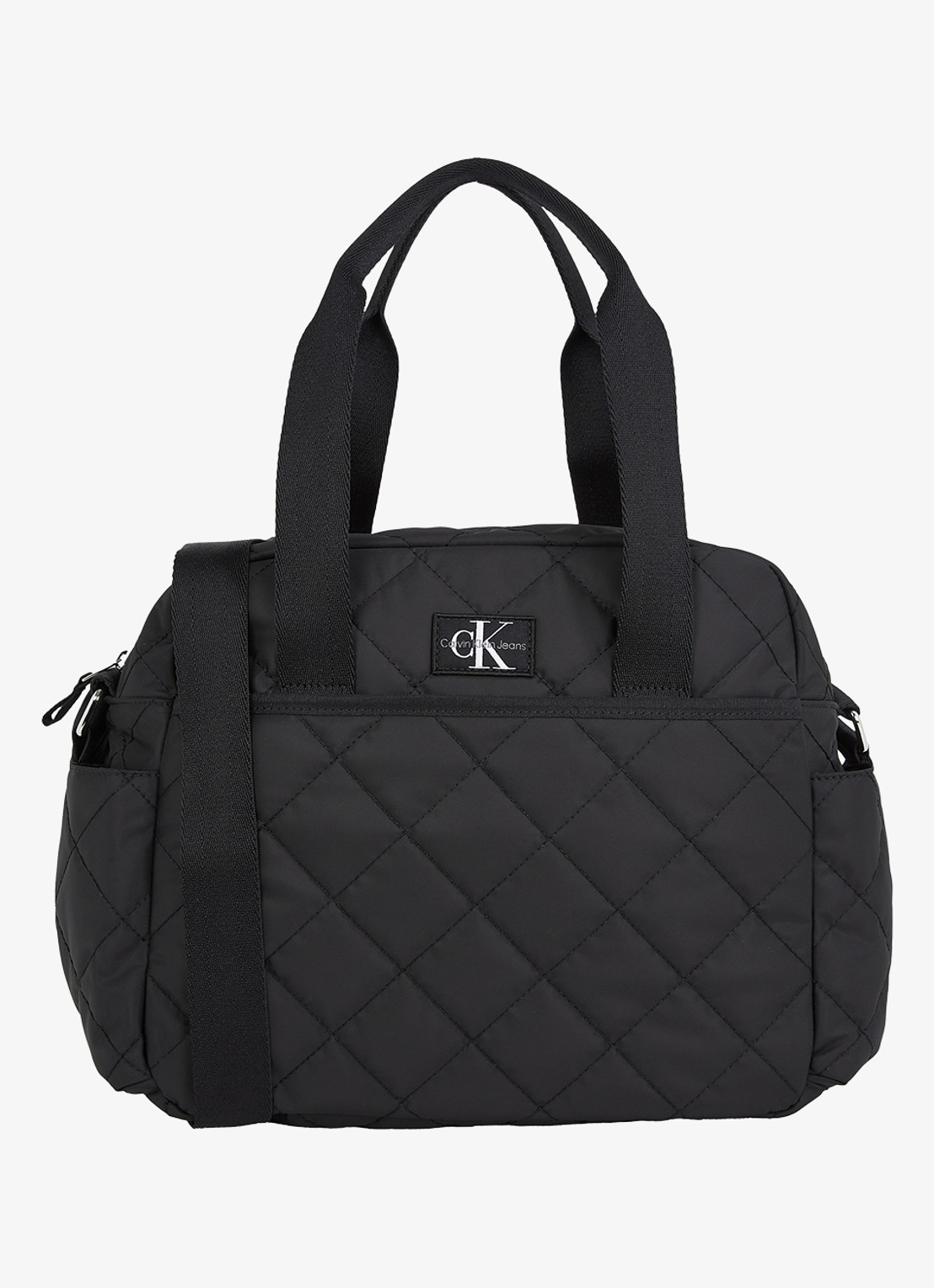 Calvin Klein Luiertas met logo - voorkant zwart