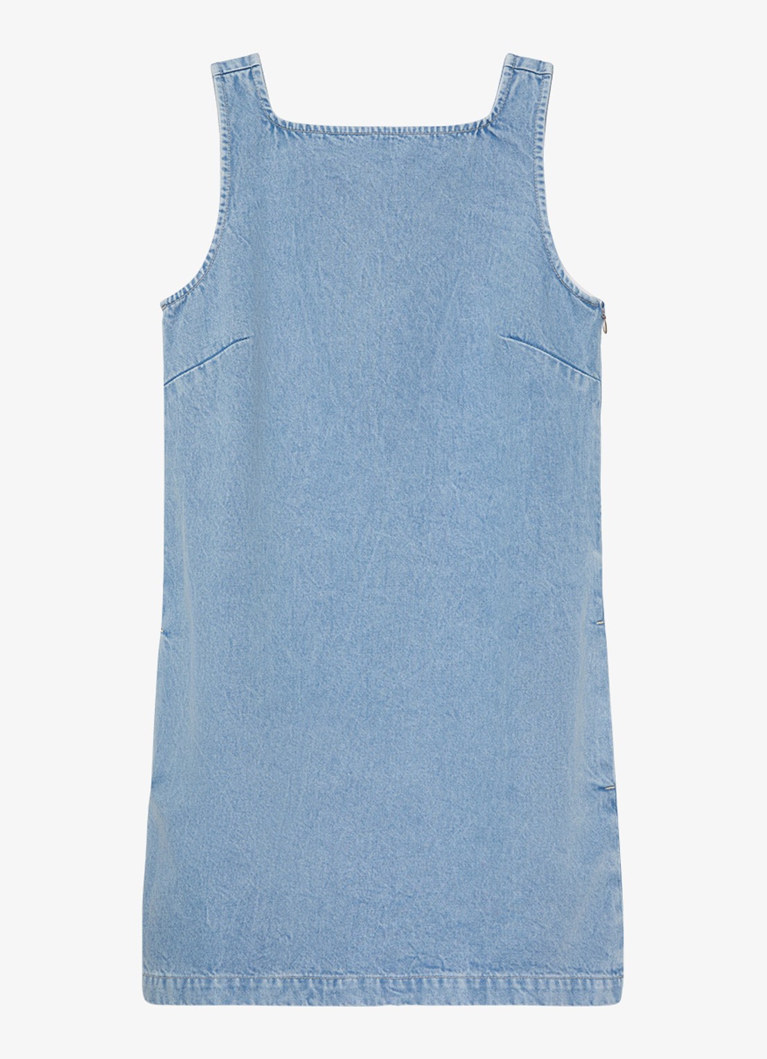 Calvin Klein Mini jurk van denim - voorkant denim