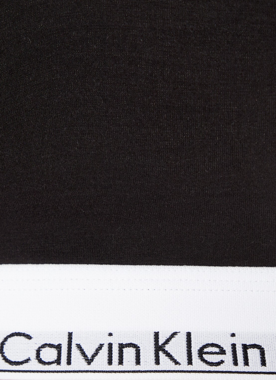 Calvin Klein Modern bralette met logoband - detail 8 black / zwart