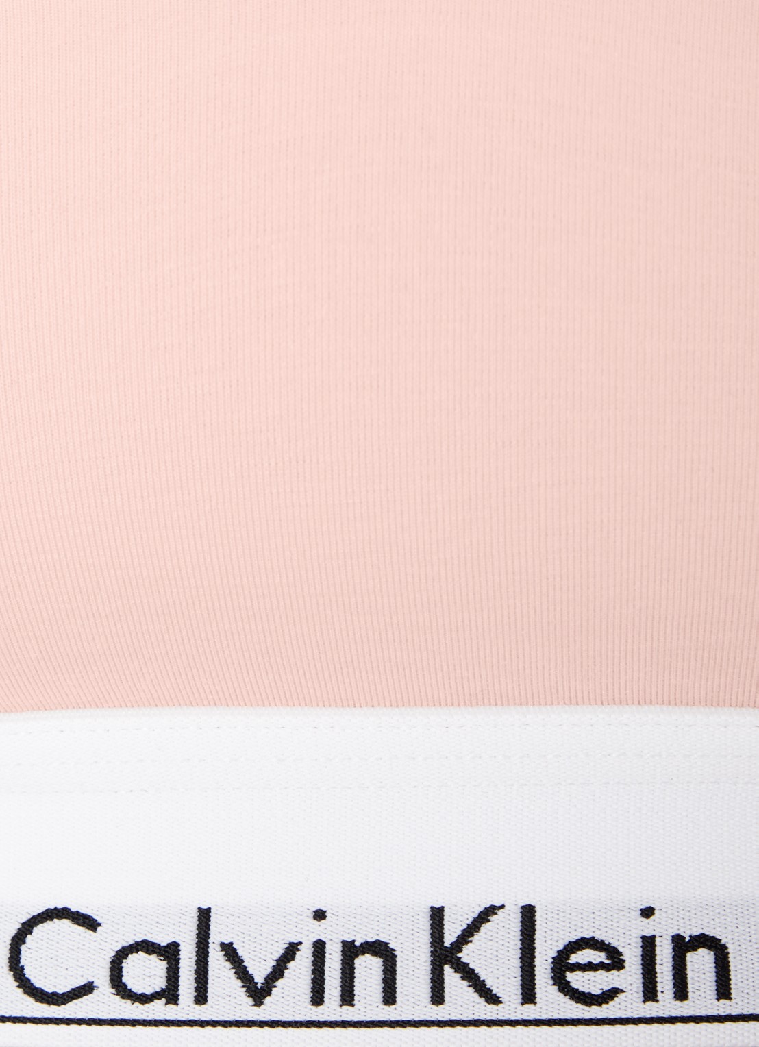 Calvin Klein Modern bralette met logoband - achterkant 4 nymphs thigh  / roze