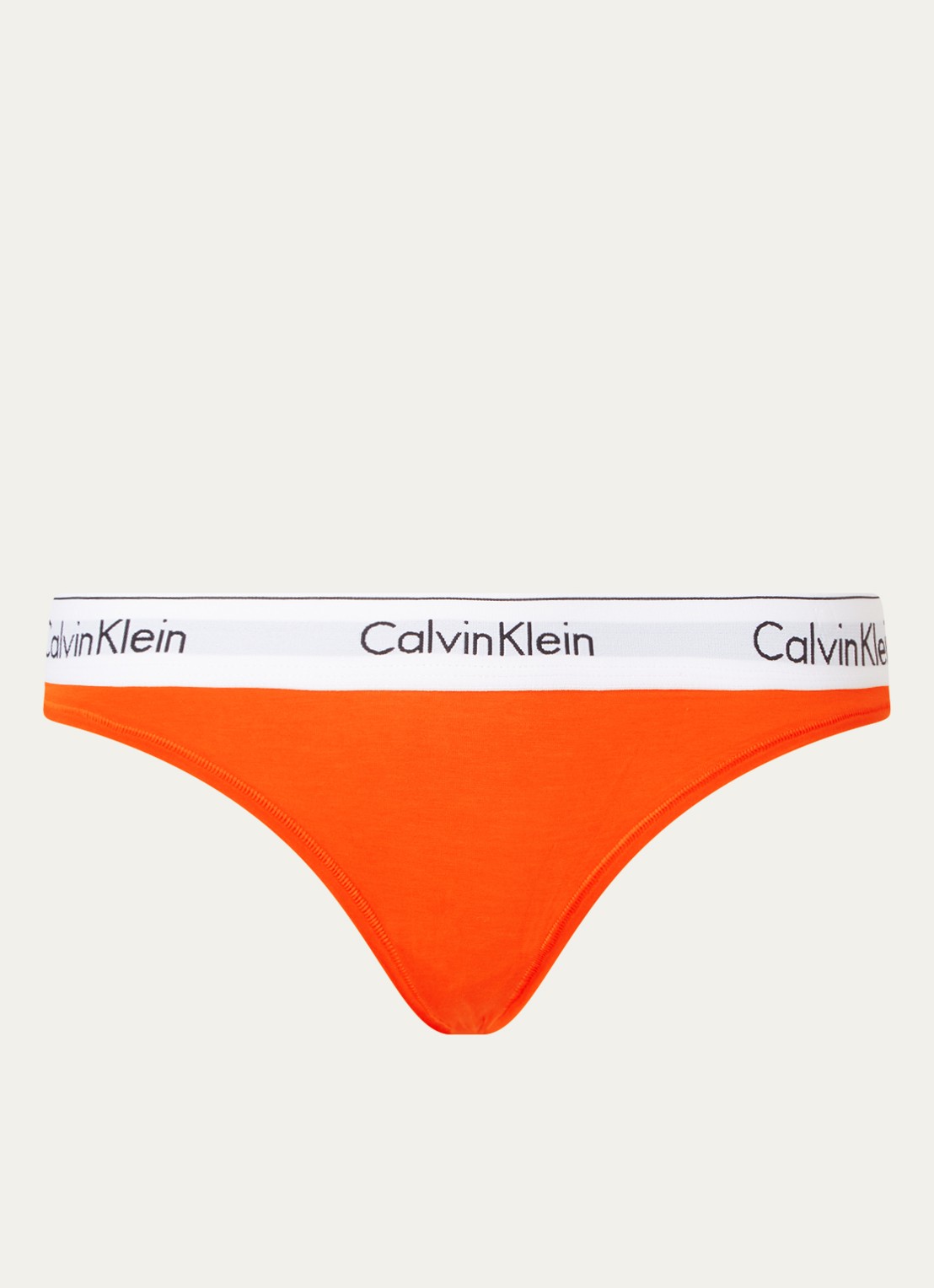Calvin Klein Modern hipster met logoband - voorkant 4 spicy orange  / oranje