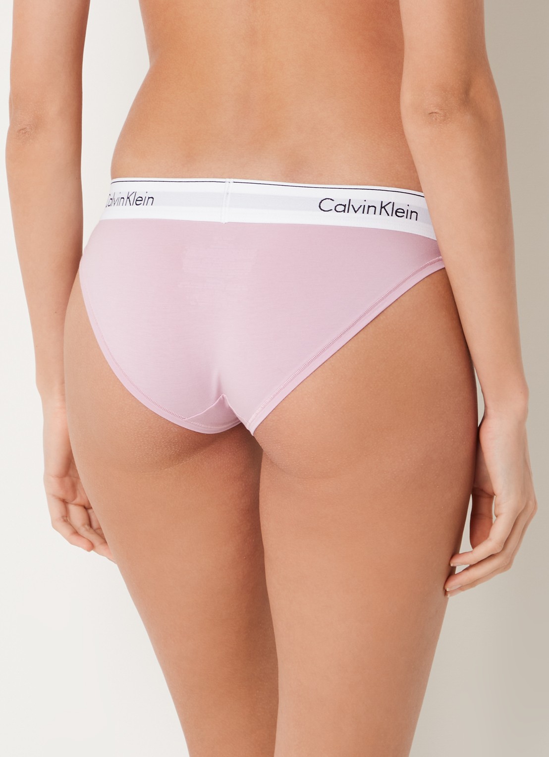 Calvin Klein Modern hipster met logoband - achterkant 5 mauve mist  / violet