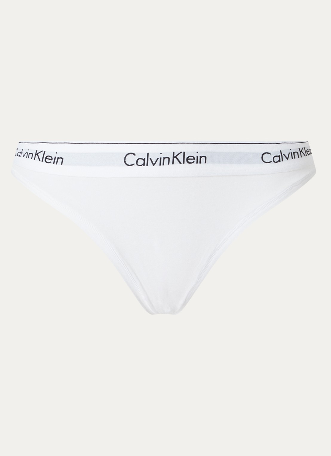 Calvin Klein Modern hipster met logoband - voorkant 4 white / wit