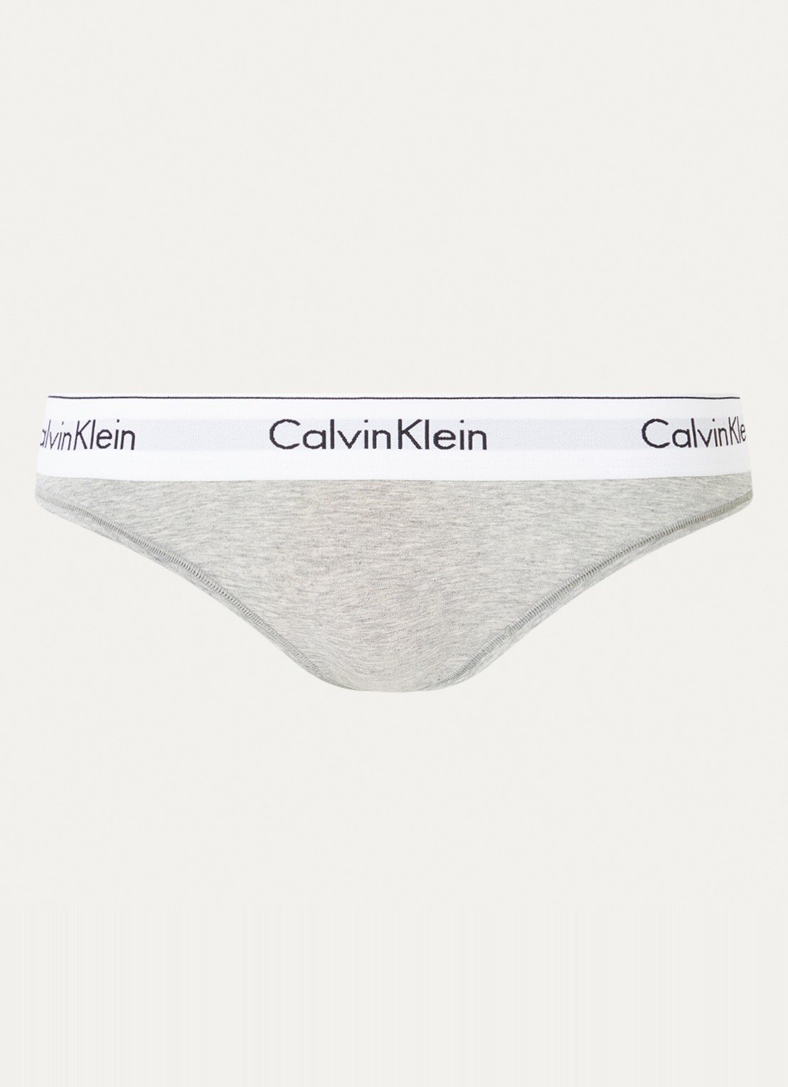 Calvin Klein Modern hipster met logoband - voorkant 2 grey heather / grijs