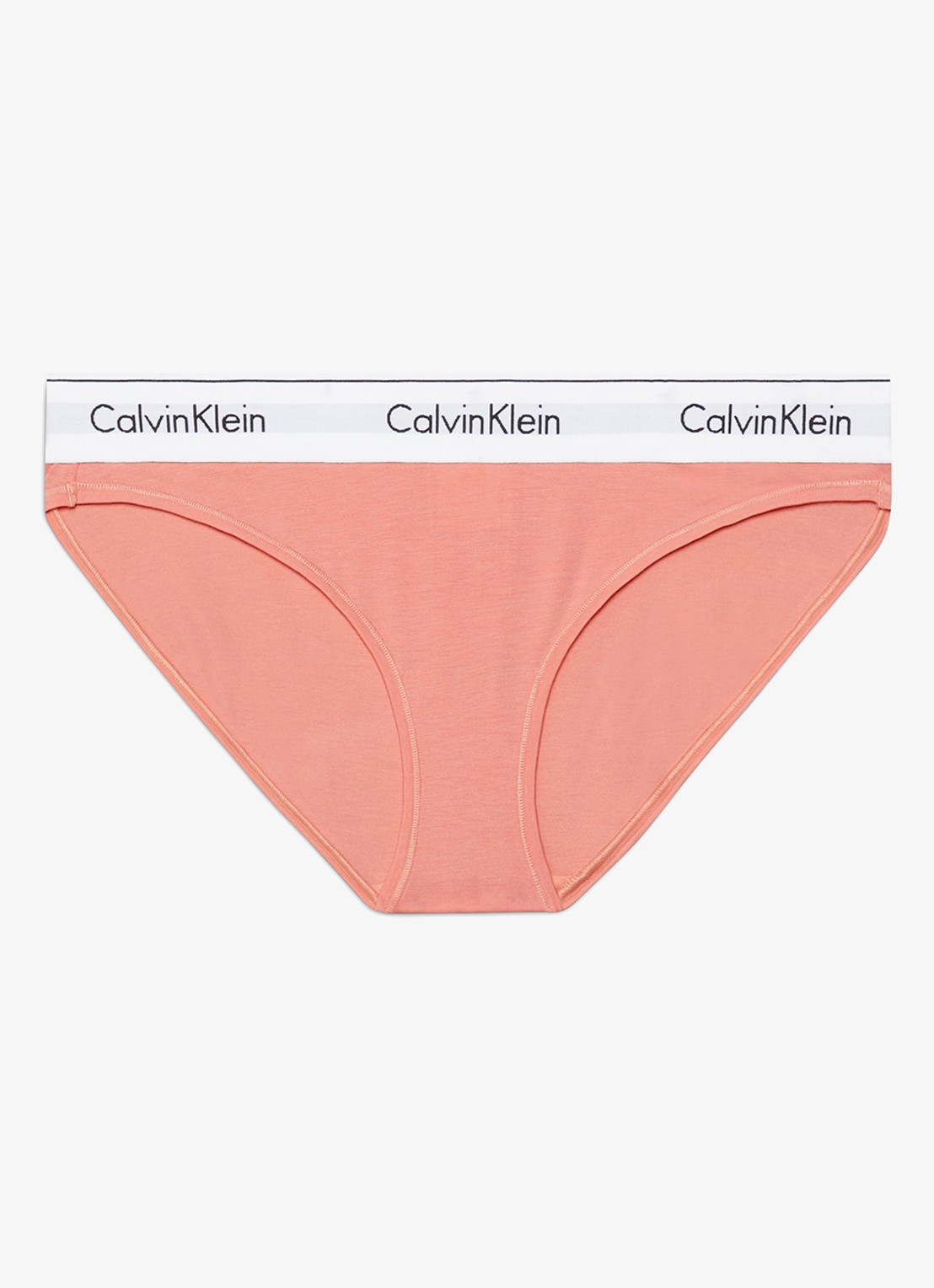 Calvin Klein Modern hipster met logoband - voorkant 3 coral almond  / roze