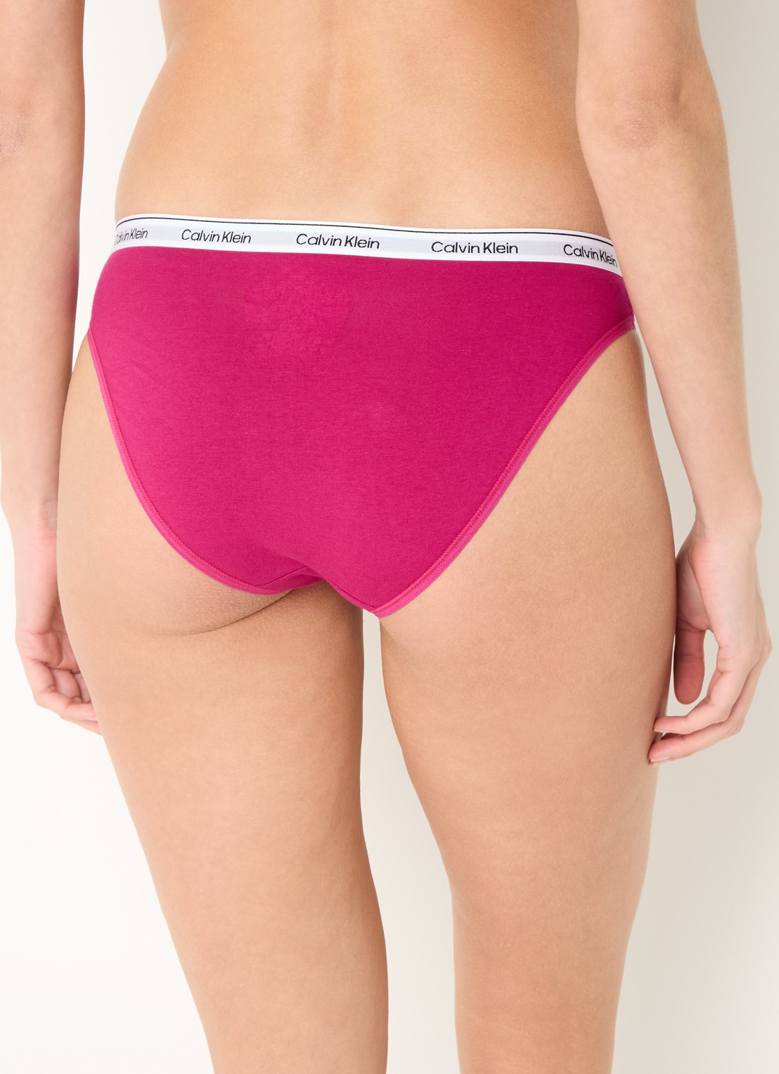 Calvin Klein Modern hipster met logoband - achterkant jewel / roze