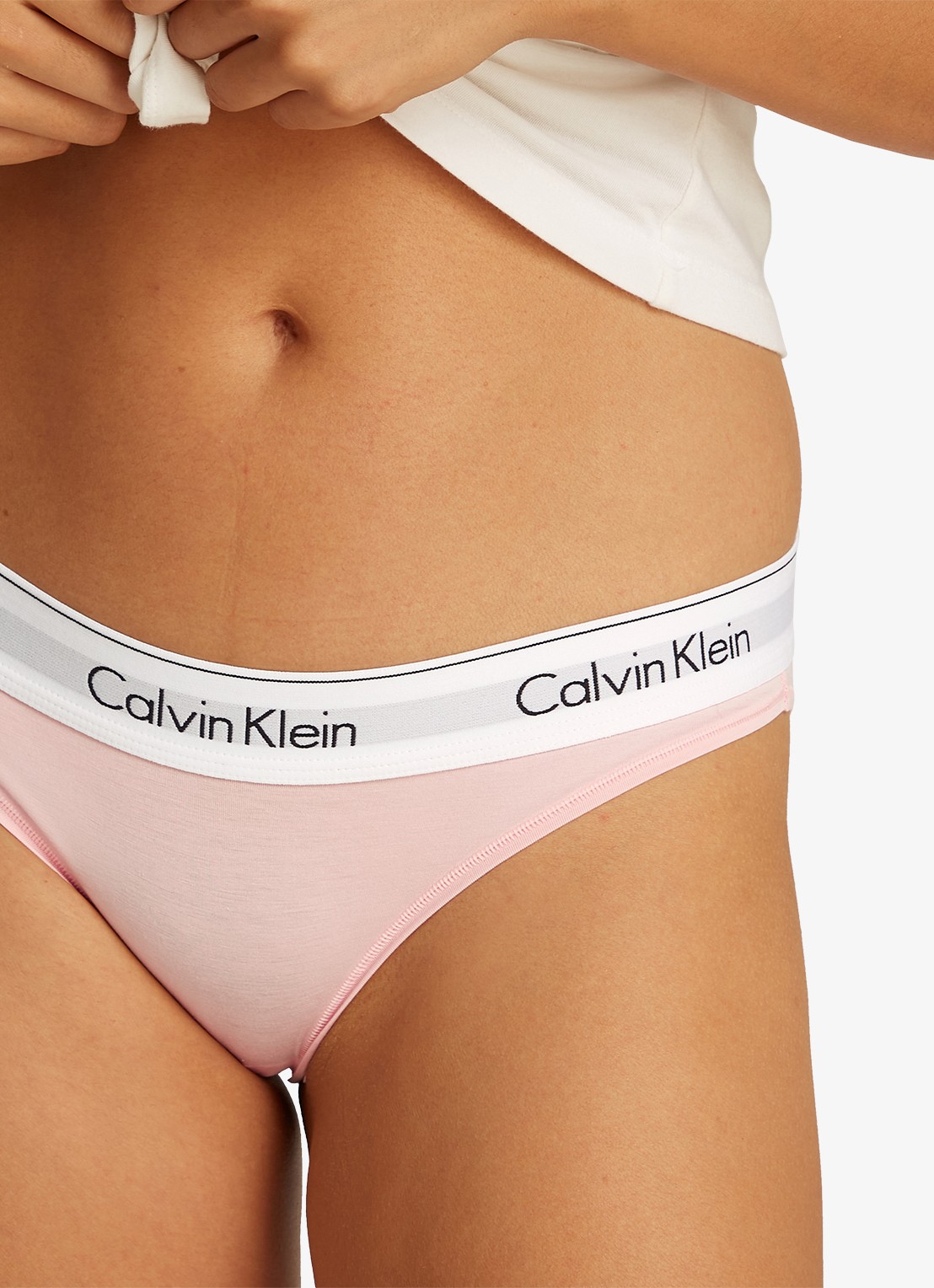 Calvin Klein Modern hipster met logoband - detail 2 buff pink  / roze