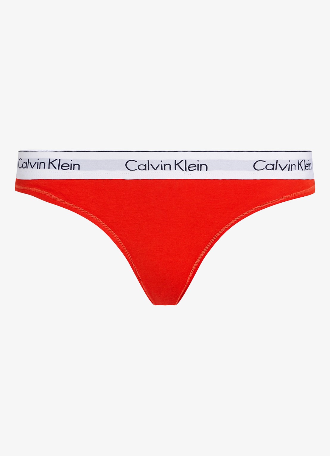 Calvin Klein Modern hipster met logoband - voorkant 4 molten / rood
