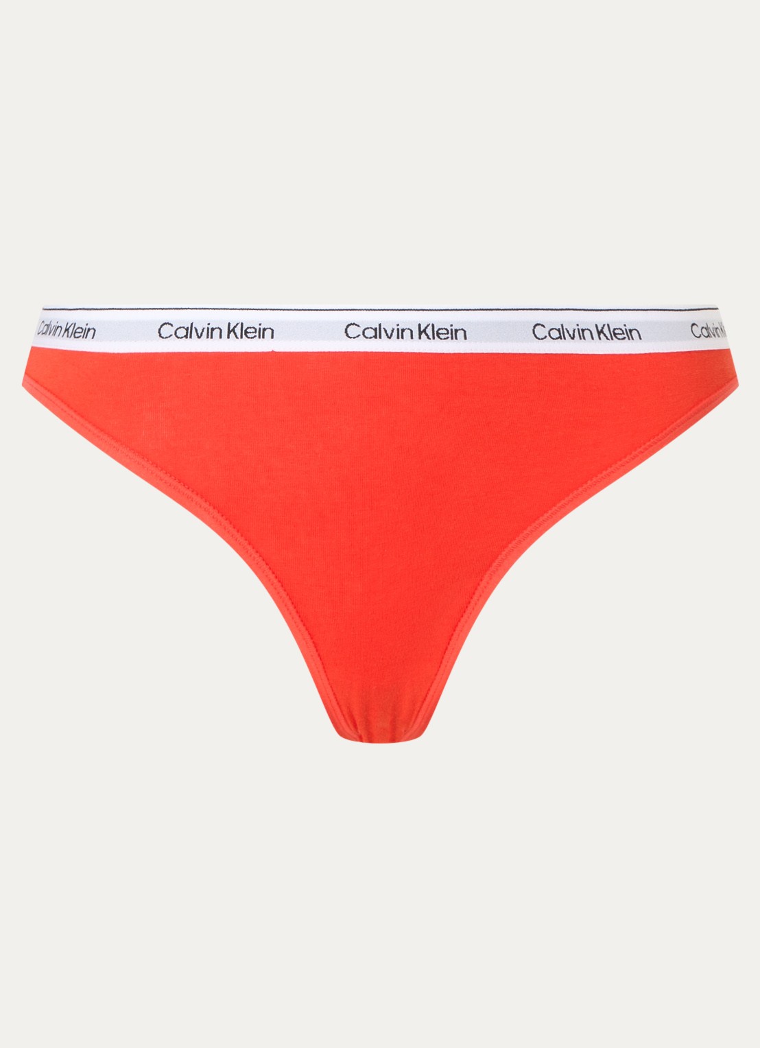 Calvin Klein Modern hipster met logoband - voorkant 3 molten / rood