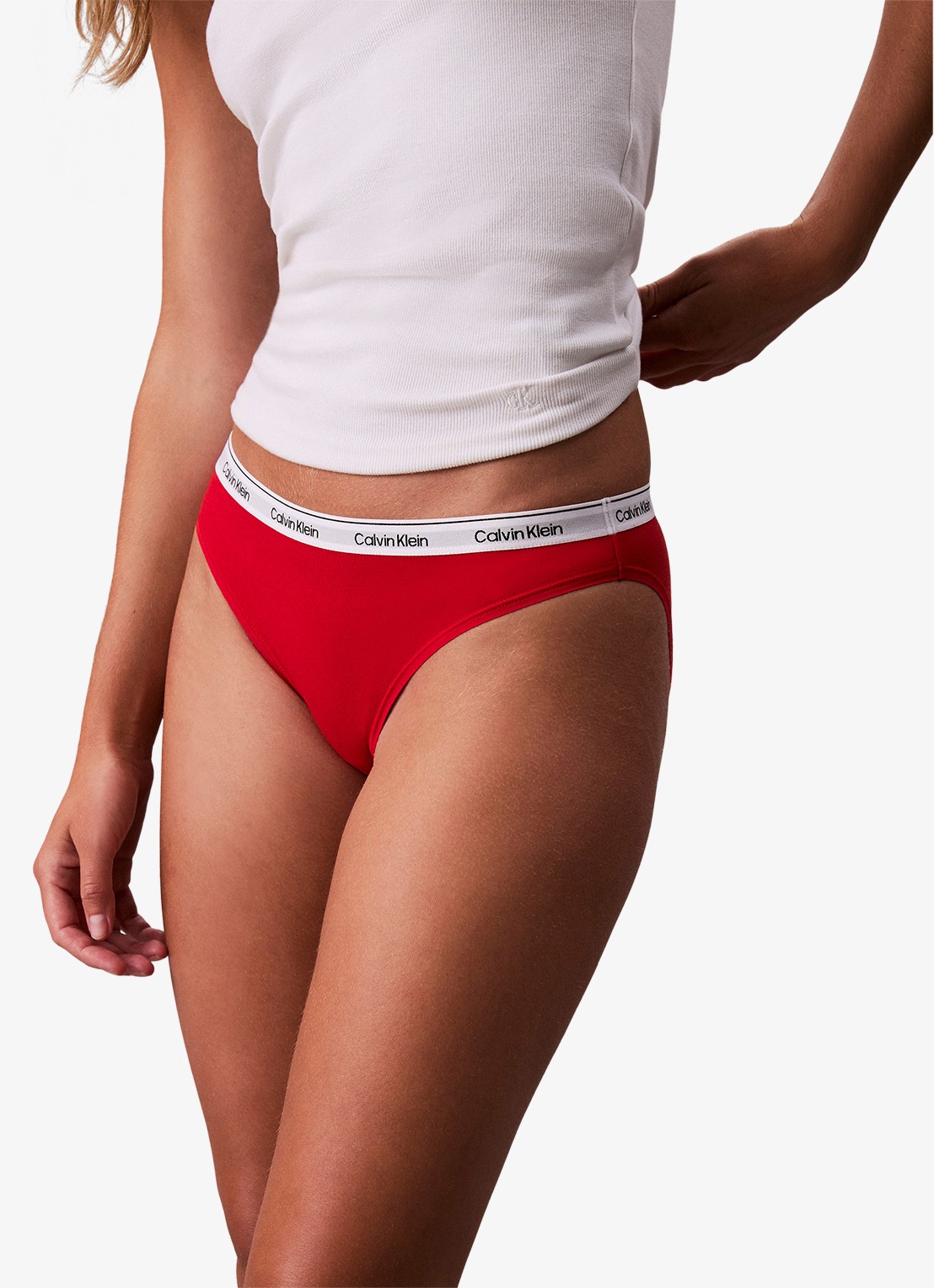 Calvin Klein Modern hipster met logoband - detail 3 adrenaline rush-vmt / rood