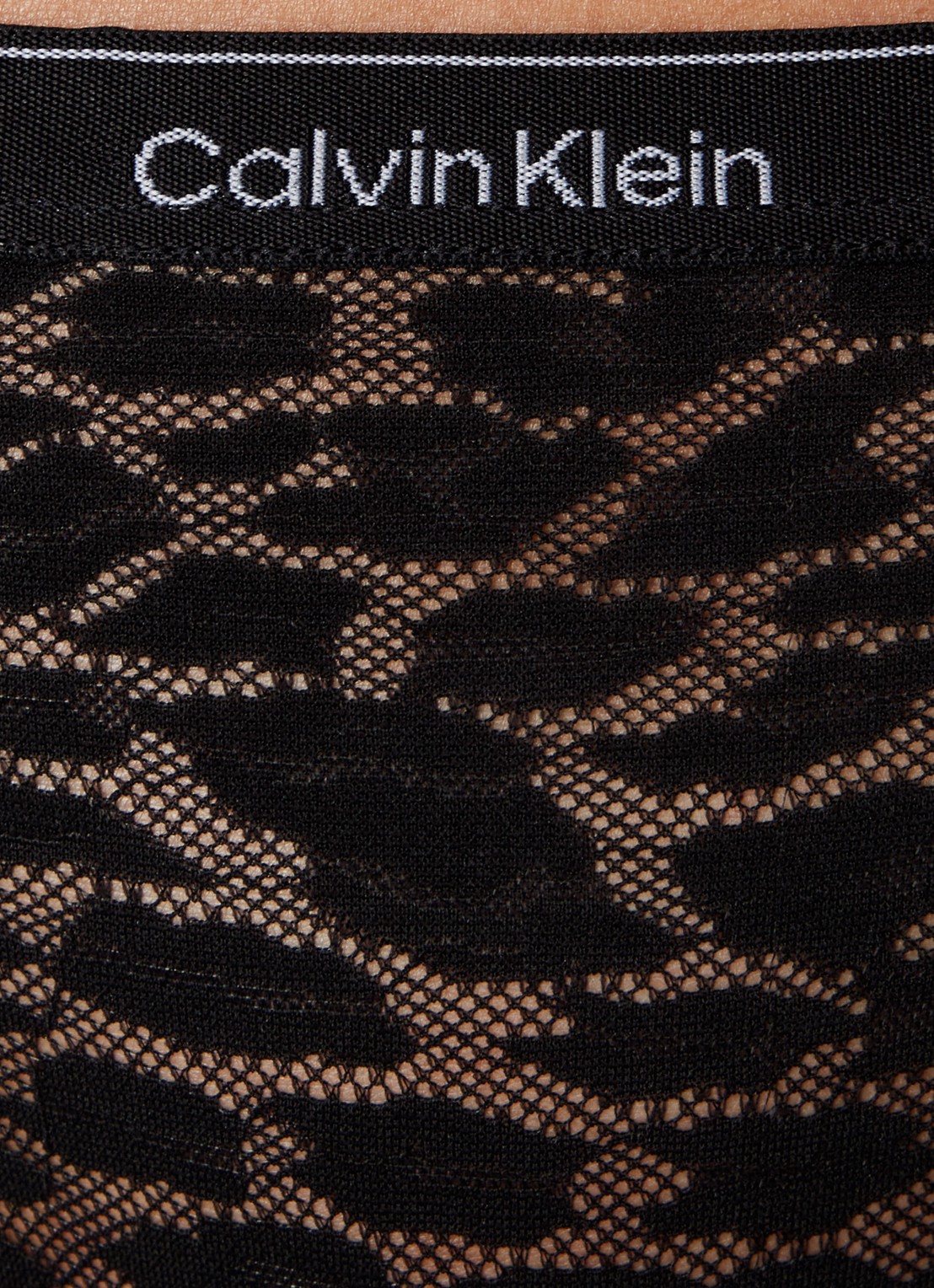 Calvin Klein Modern Lace tanga van kant in 3-pack - detail 4 zwart